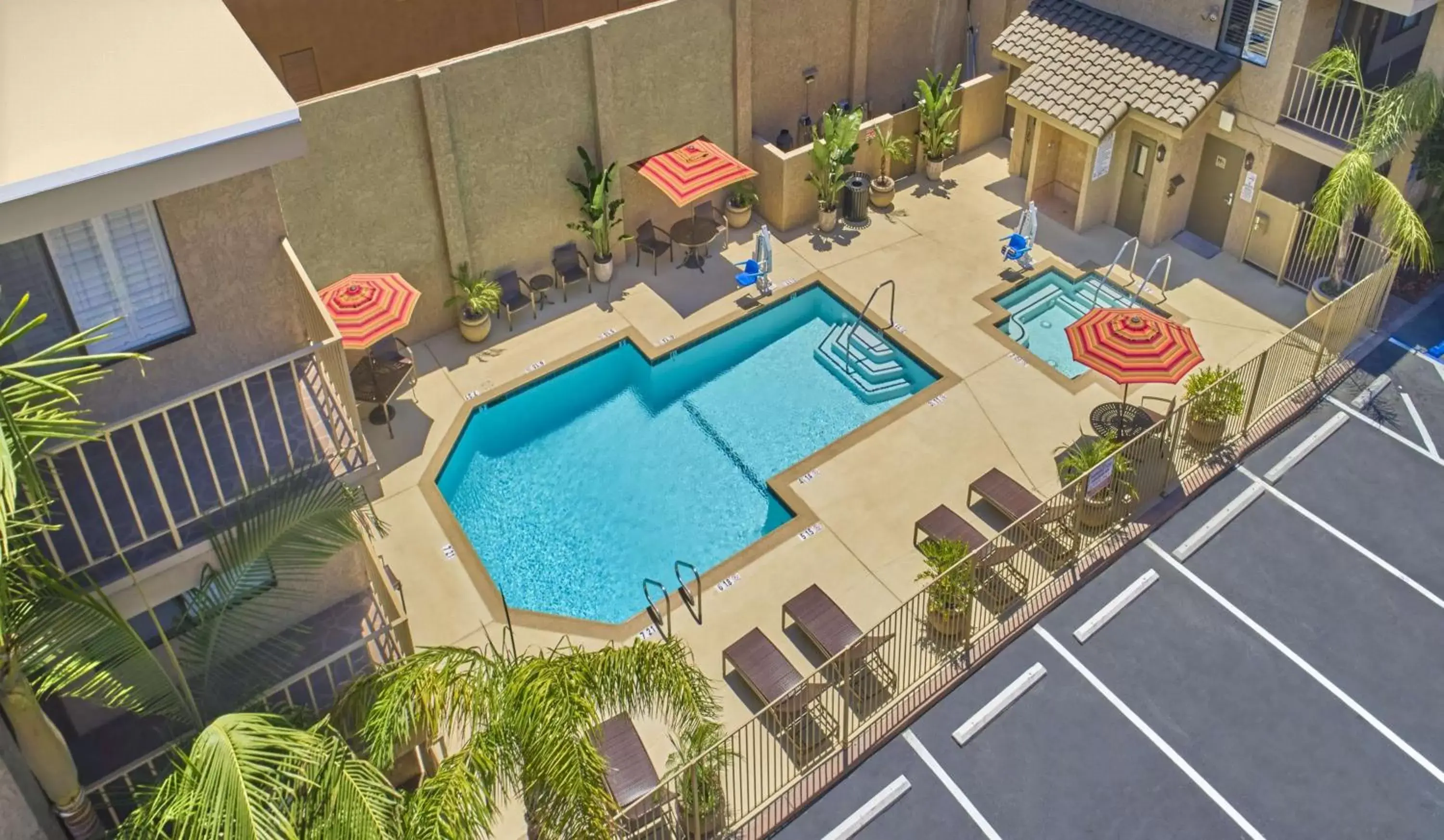 On site, Pool View in Best Western Plus Anaheim Inn