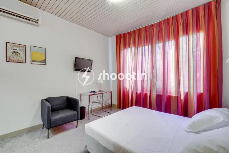 Bed in Hotel d'Angleterre