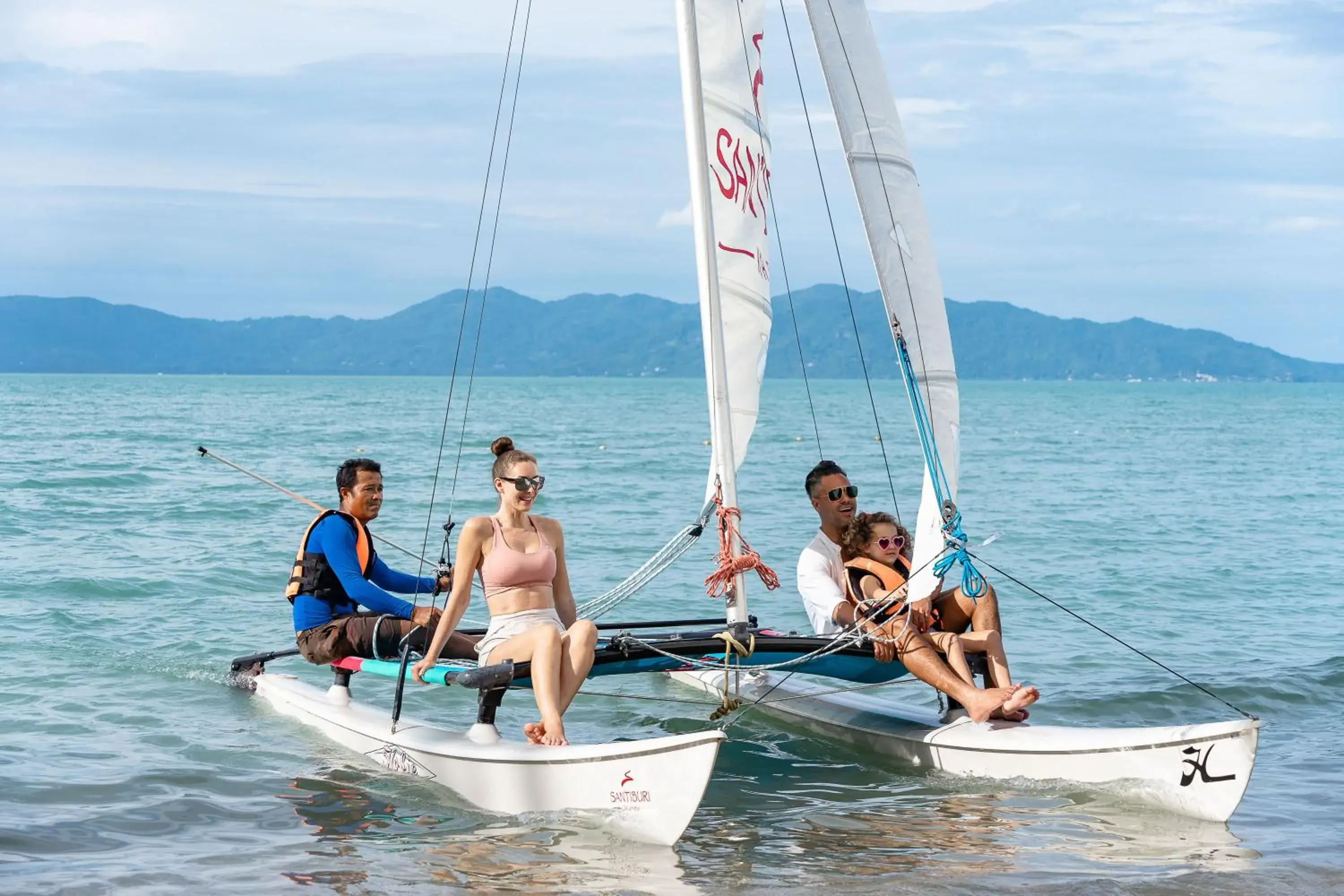 Beach, Windsurfing in Santiburi Koh Samui