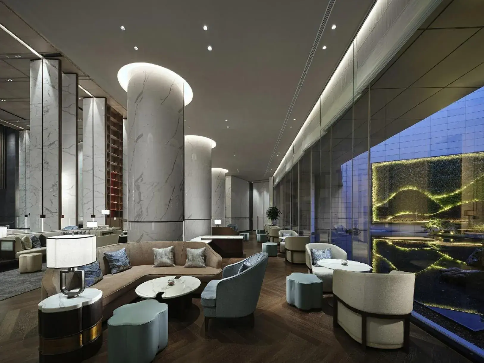 Lounge or bar, Restaurant/Places to Eat in HUALUXE Nanjing Yangtze River, an IHG Hotel