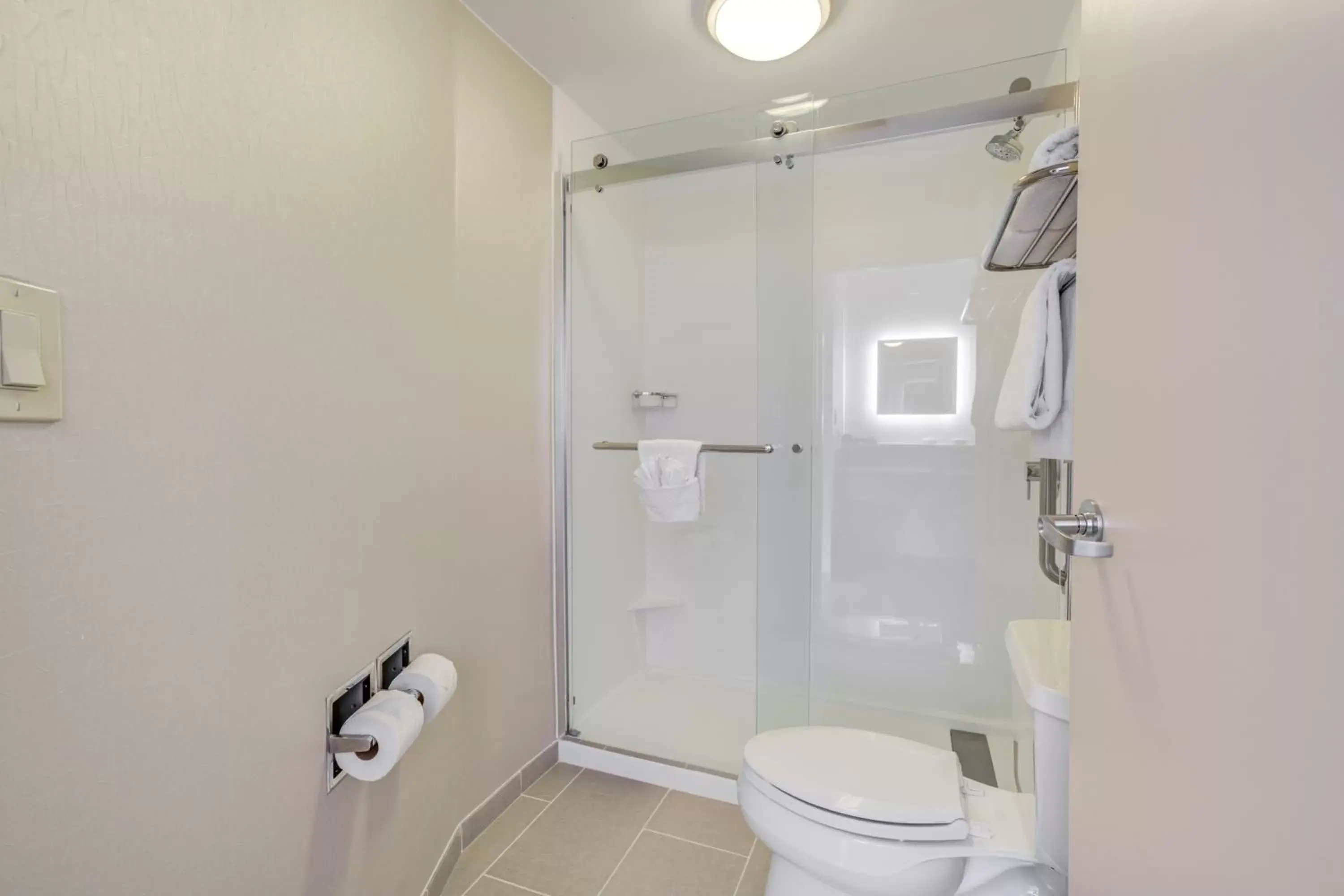 Shower, Bathroom in SpringHill Suites Gainesville