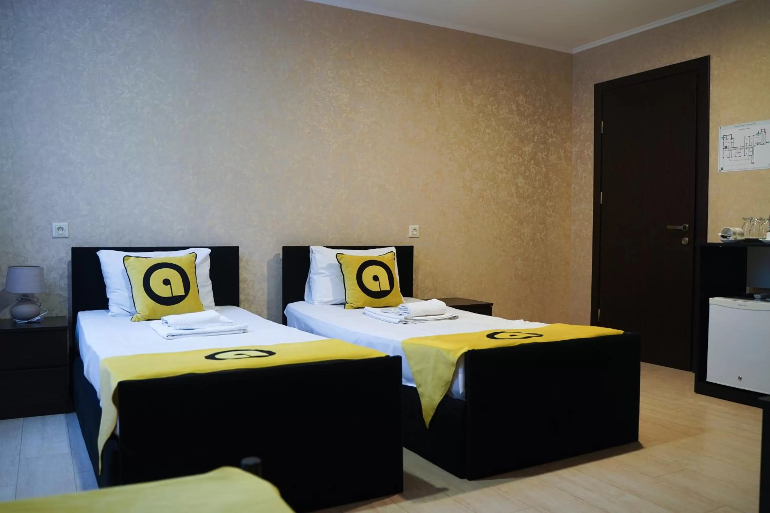 Photo of the whole room, Bed in Aura Plaza Hotel