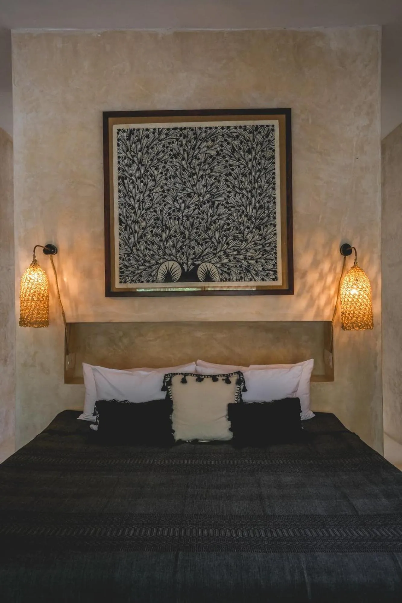 Bed in Wakax Hacienda - Cenote & Boutique Hotel - Small Luxury Hotels of the World