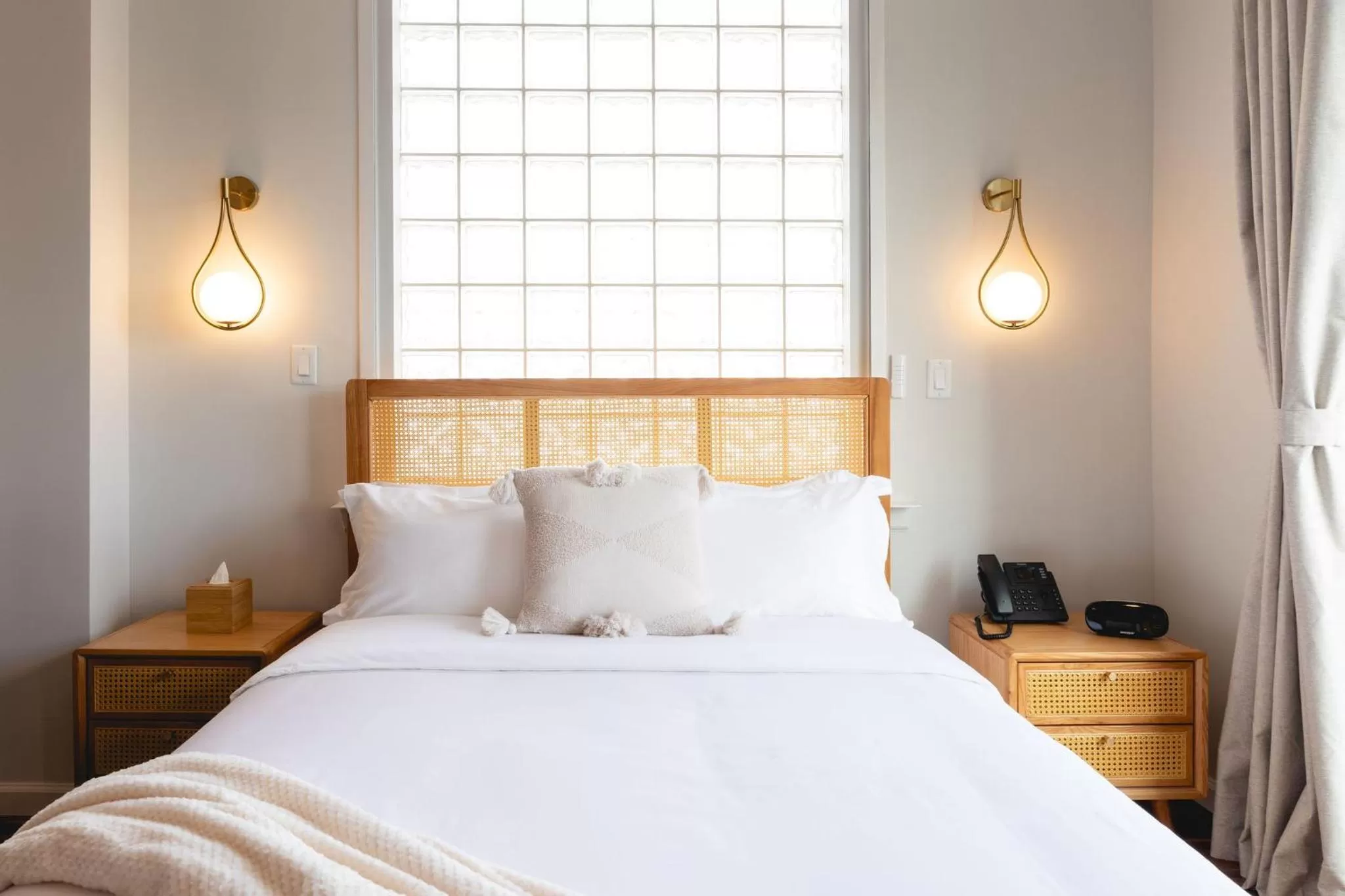 Bed in The Modernist Hotel