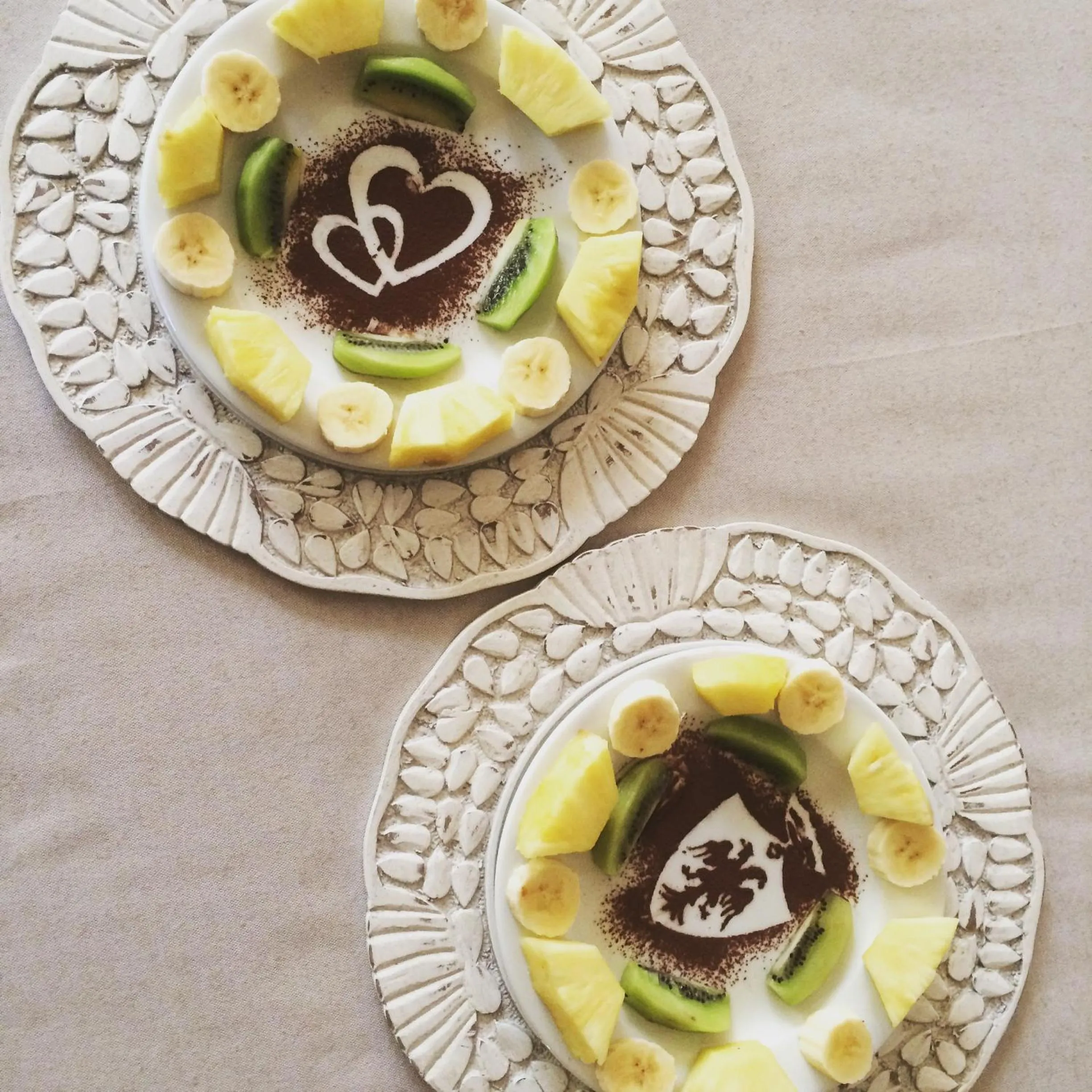 Food close-up in Palazzo Castriota