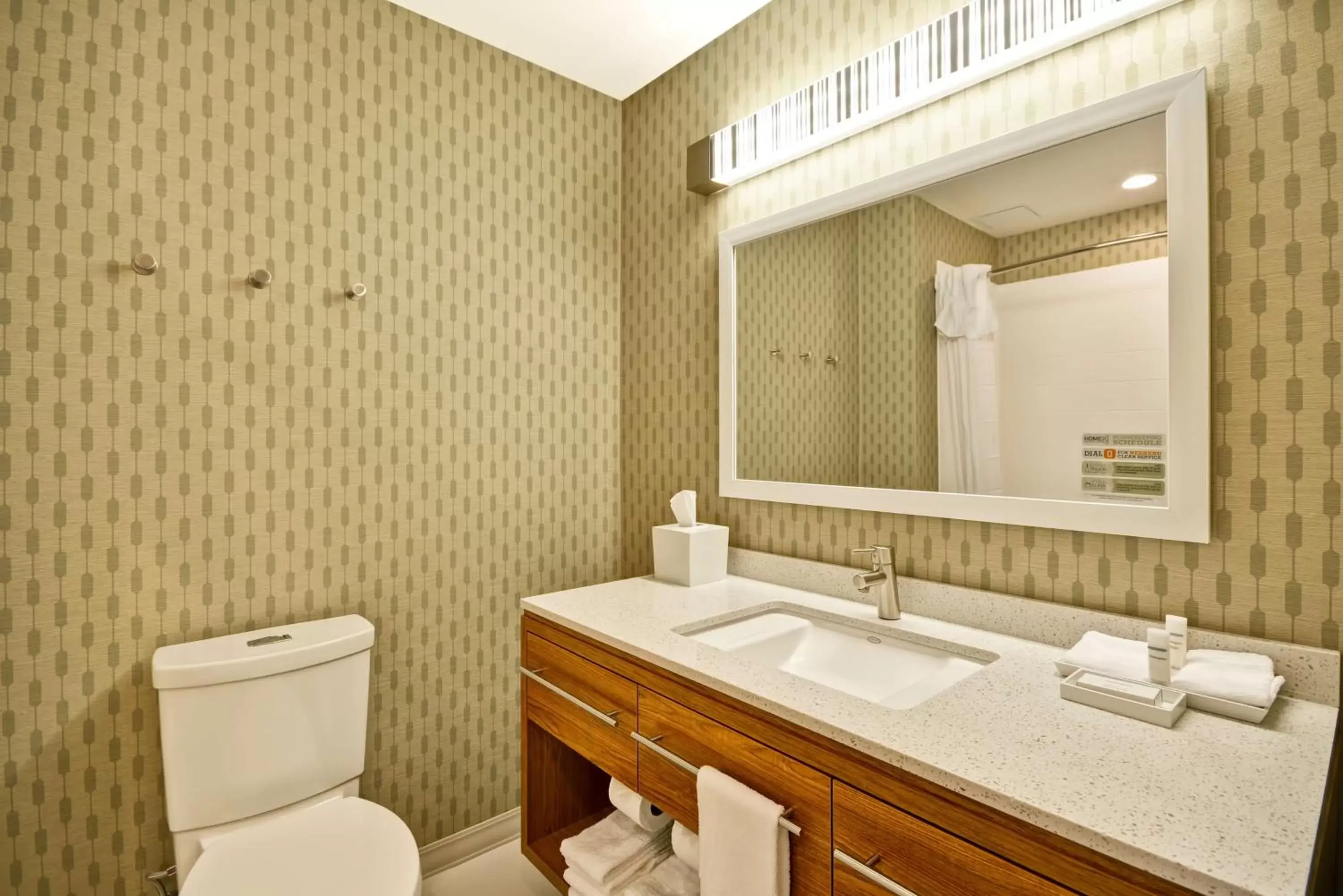 Bathroom in Home2 Suites By Hilton Evansville