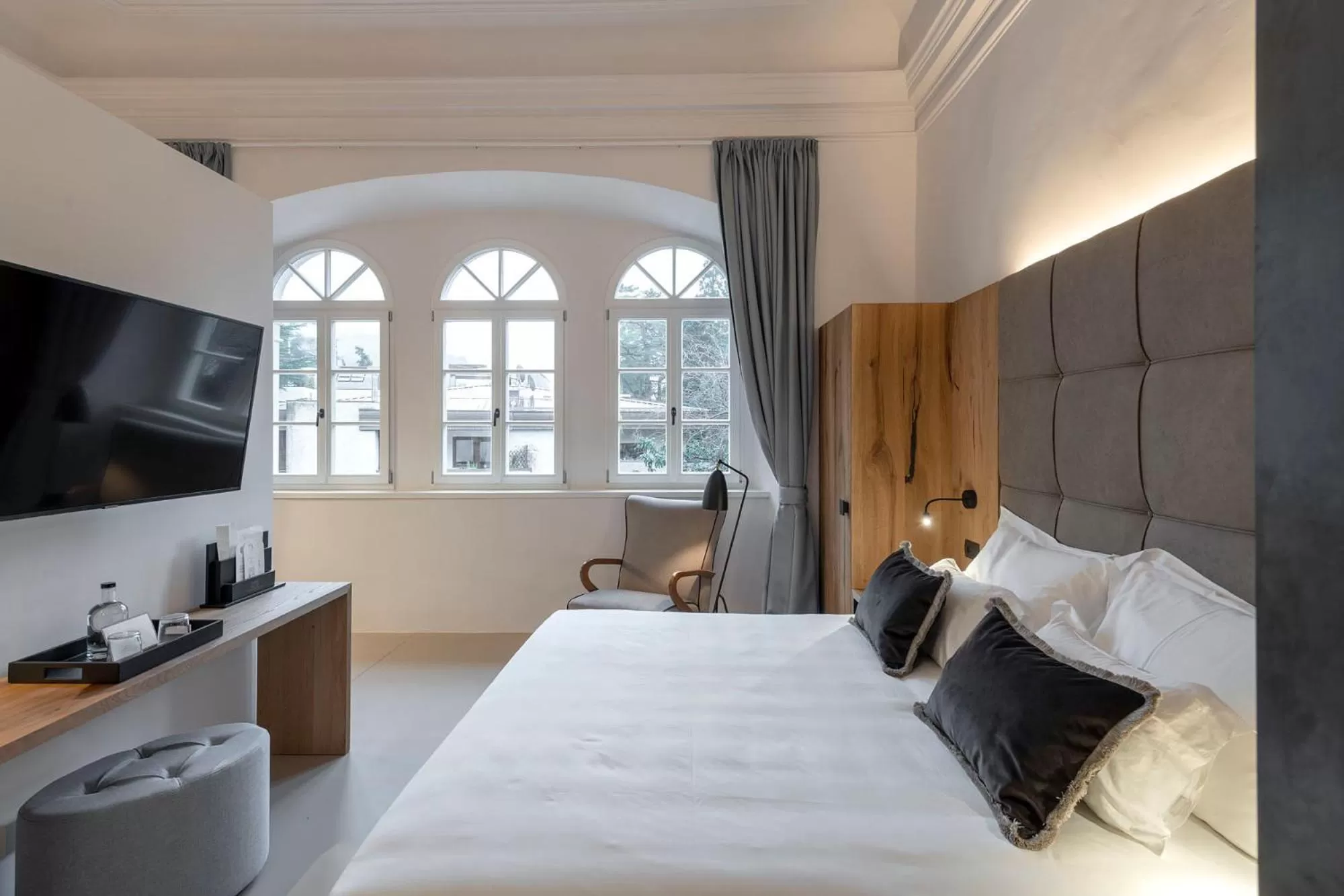 Bedroom, Bed in Castel Hörtenberg