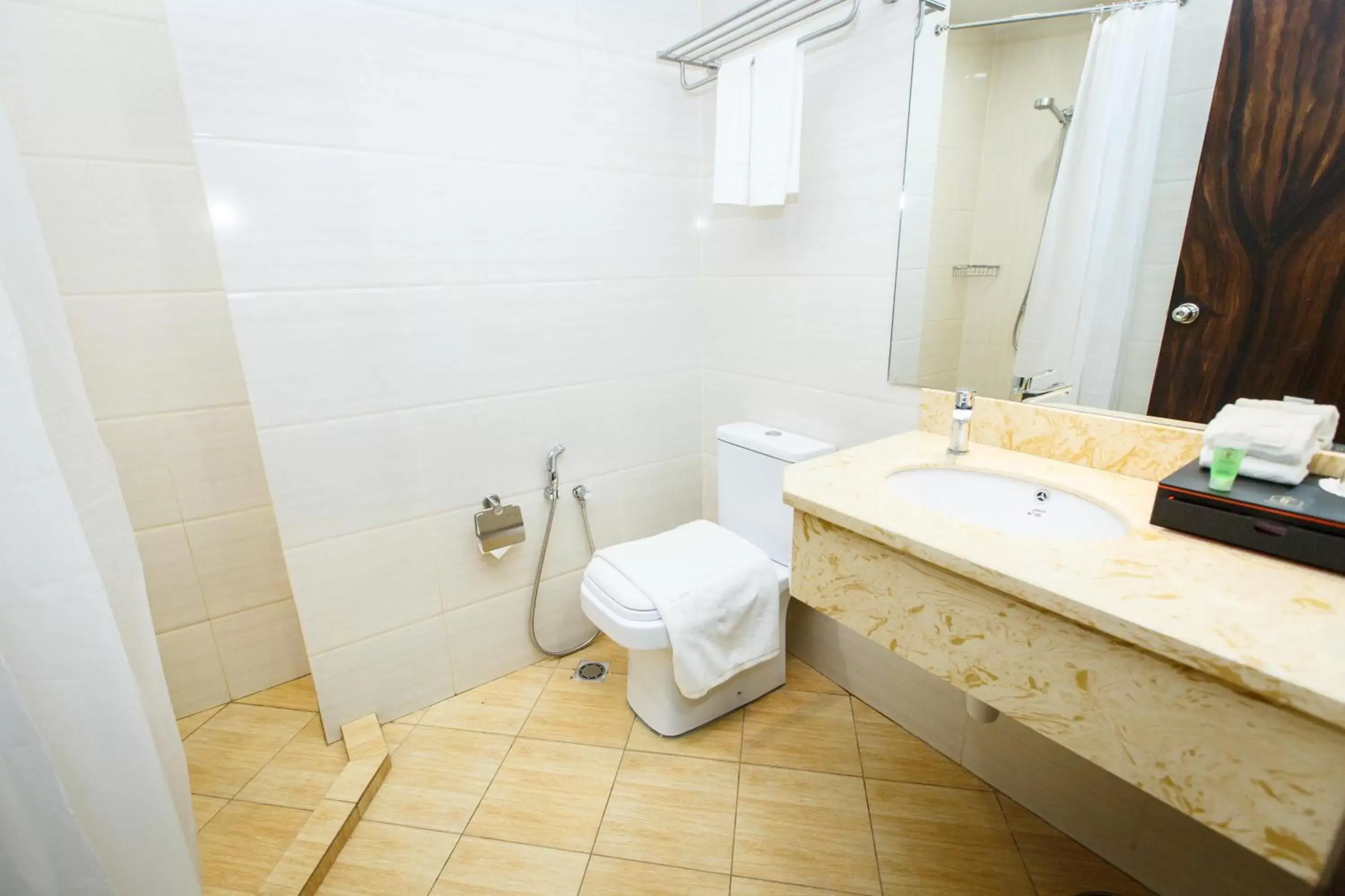 Bathroom in Lintas Platinum Hotel