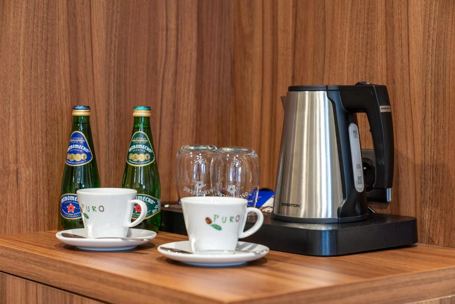 Coffee/tea facilities in Hotel Wodnik