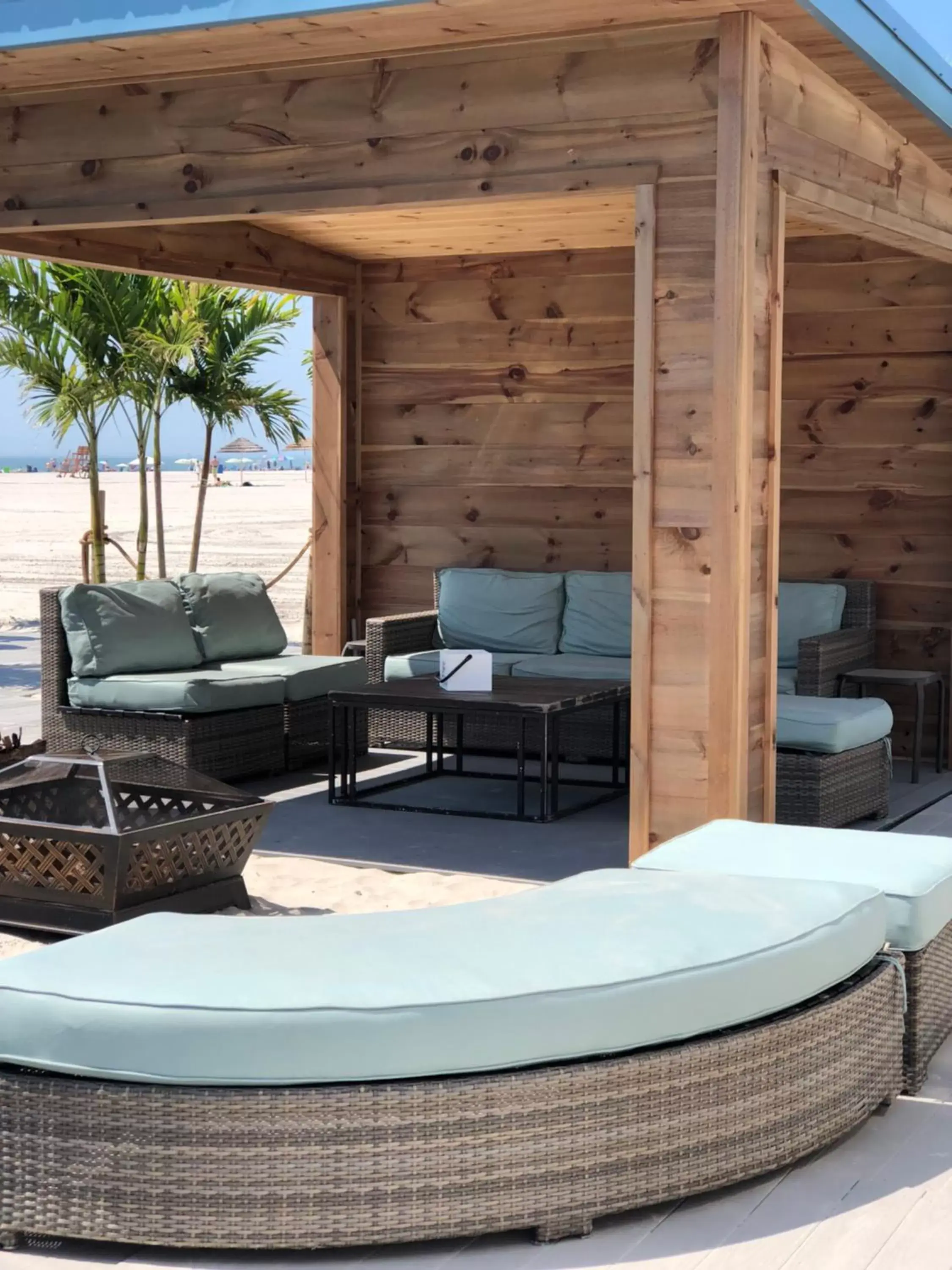 Seating area in ICONA Diamond Beach