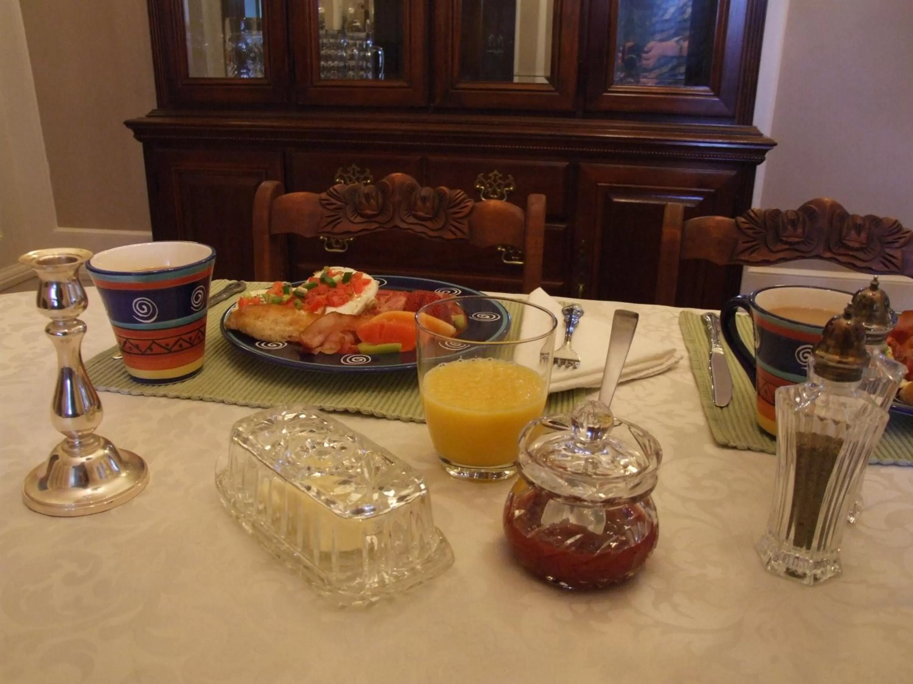 Dining area in Stirling House