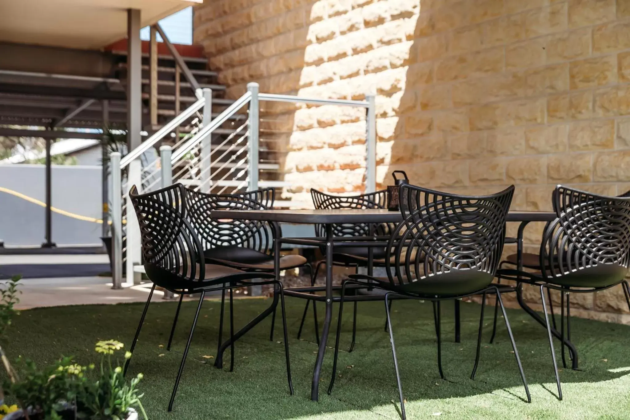 Seating area in Kobbers Motor Inn