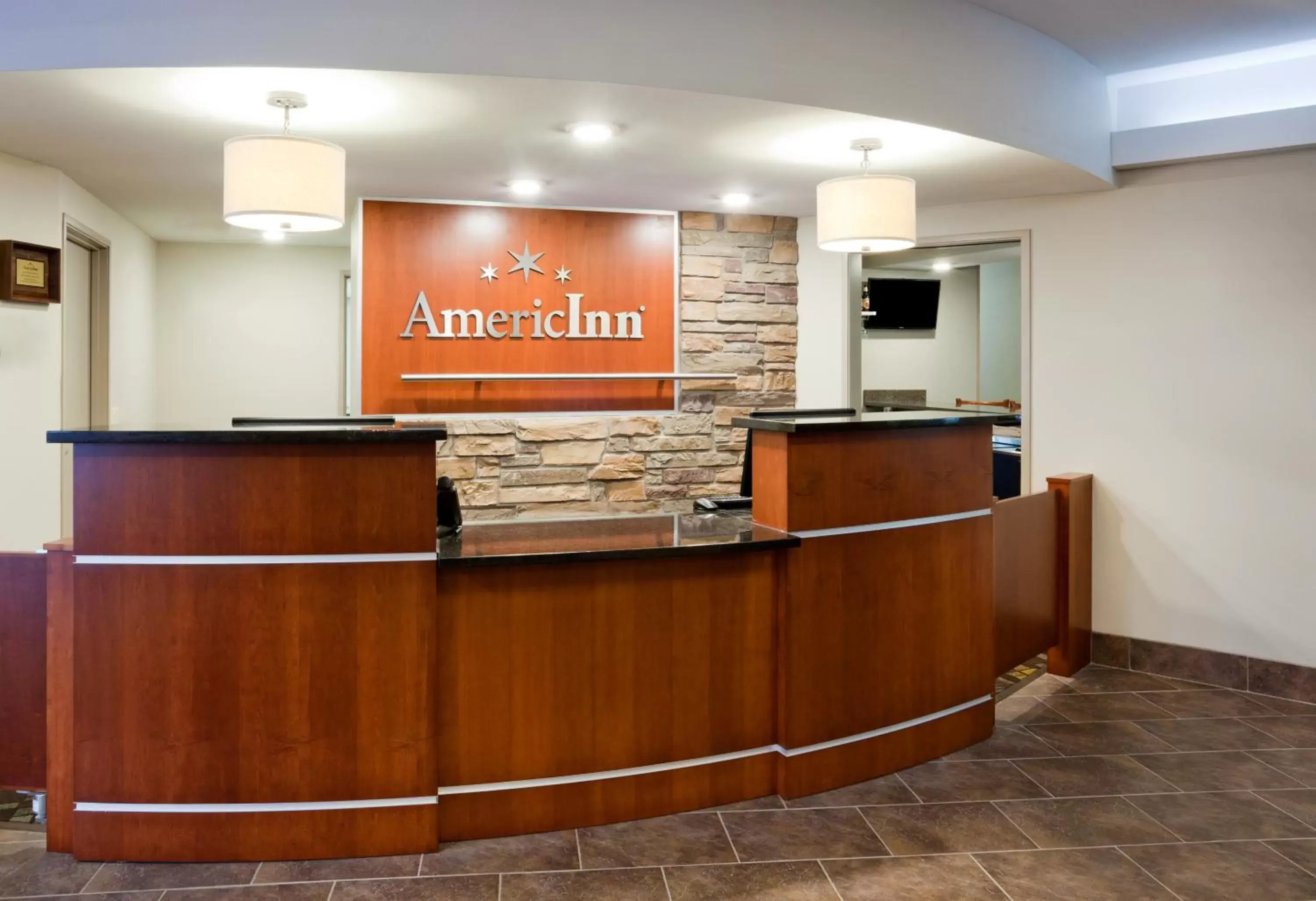 Lobby or reception, Lobby/Reception in AmericInn by Wyndham Sibley