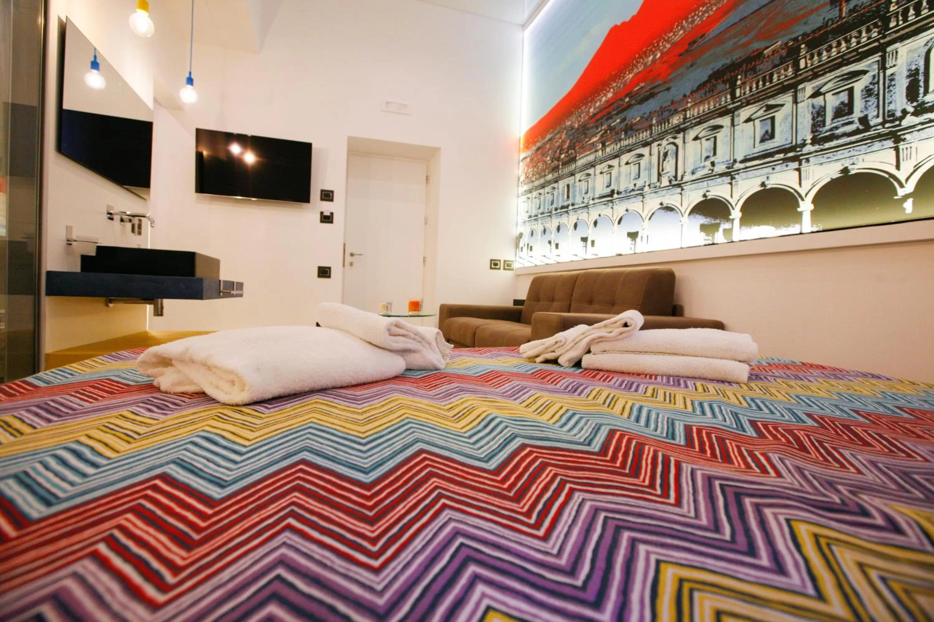 Photo of the whole room, Bed in Relais Piazza Del Plebiscito B&B