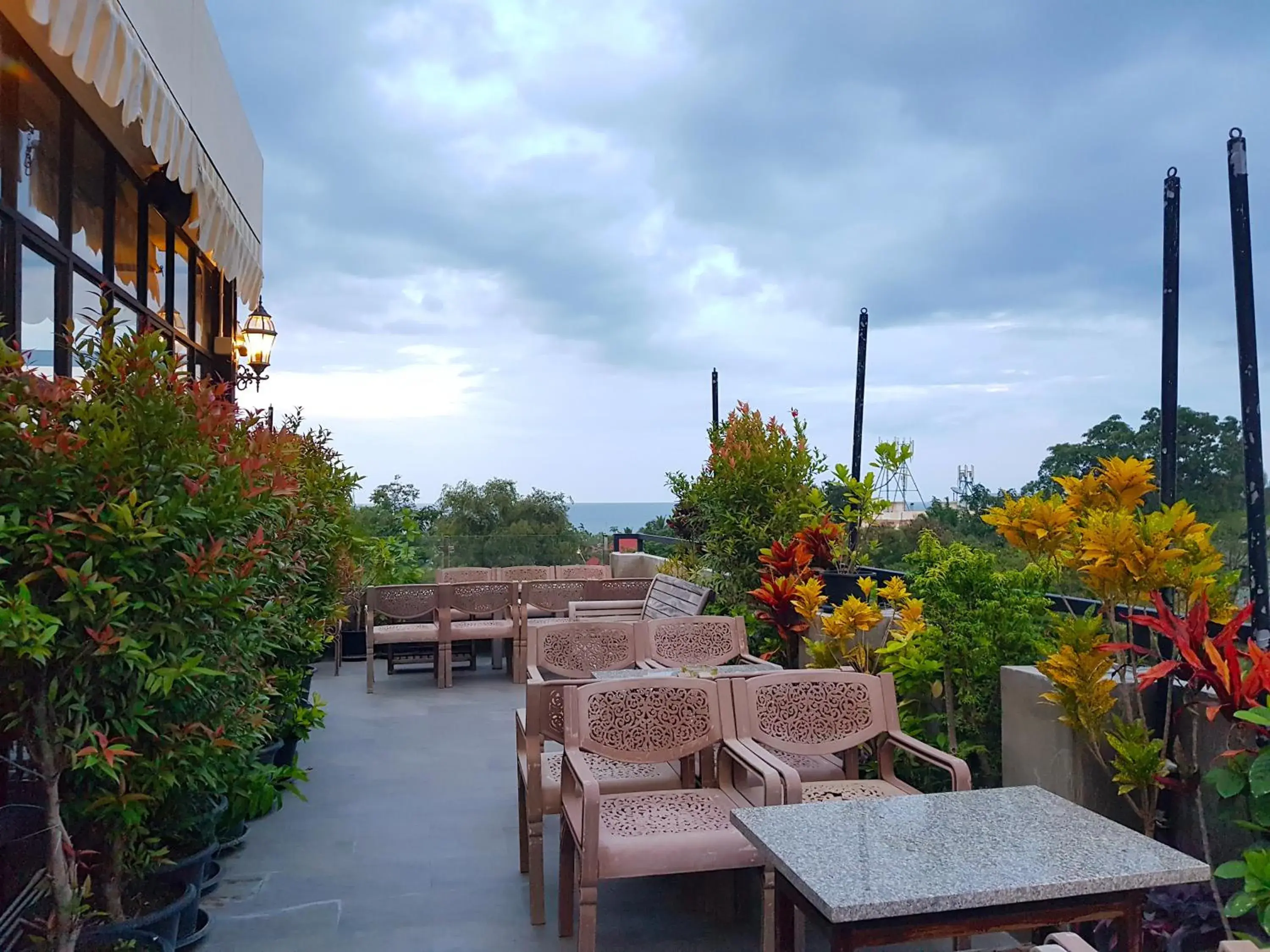 Patio in Lertnimit Boutique Hotel