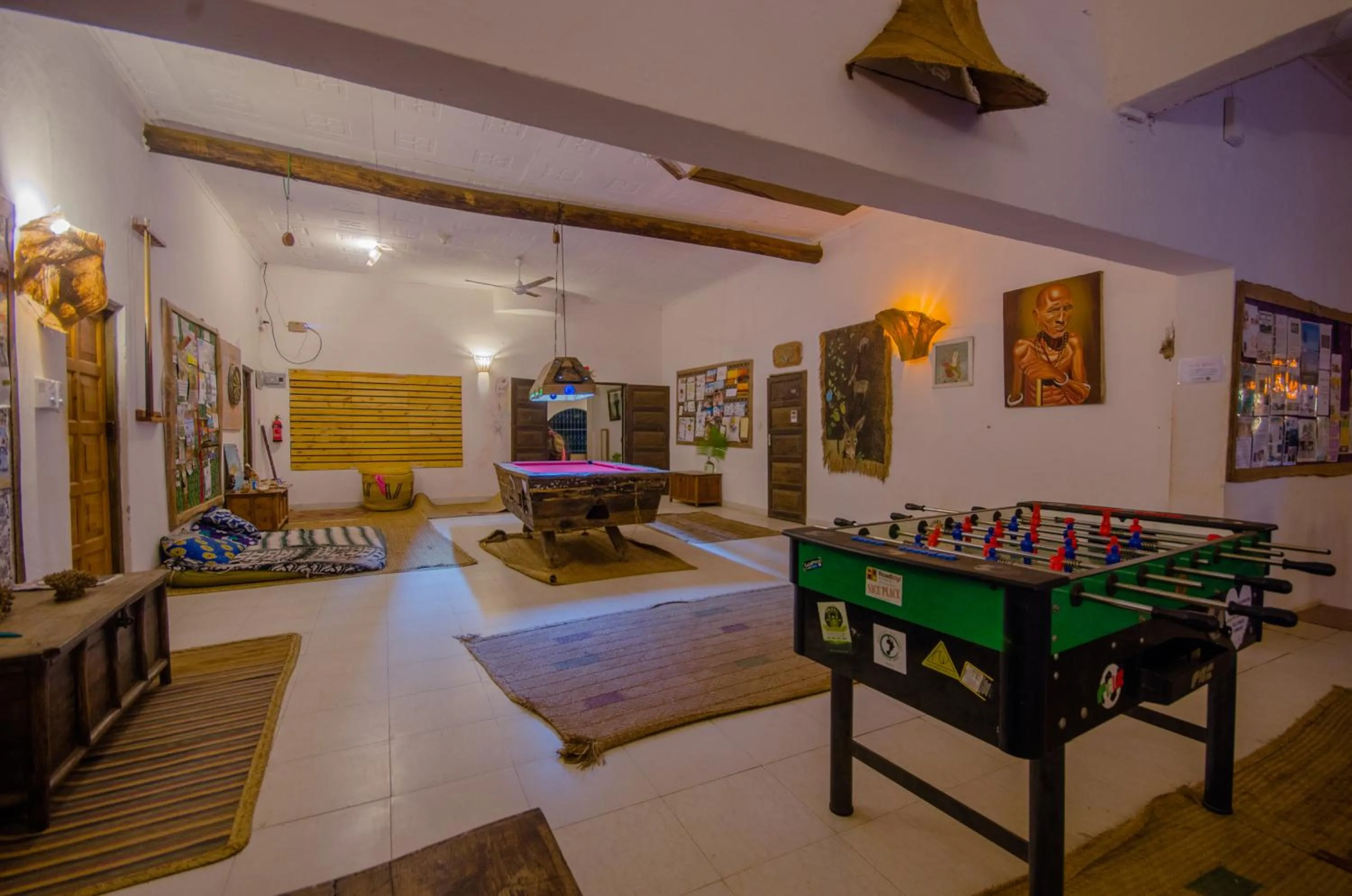 Game Room in Distant Relatives Ecolodge & Backpackers