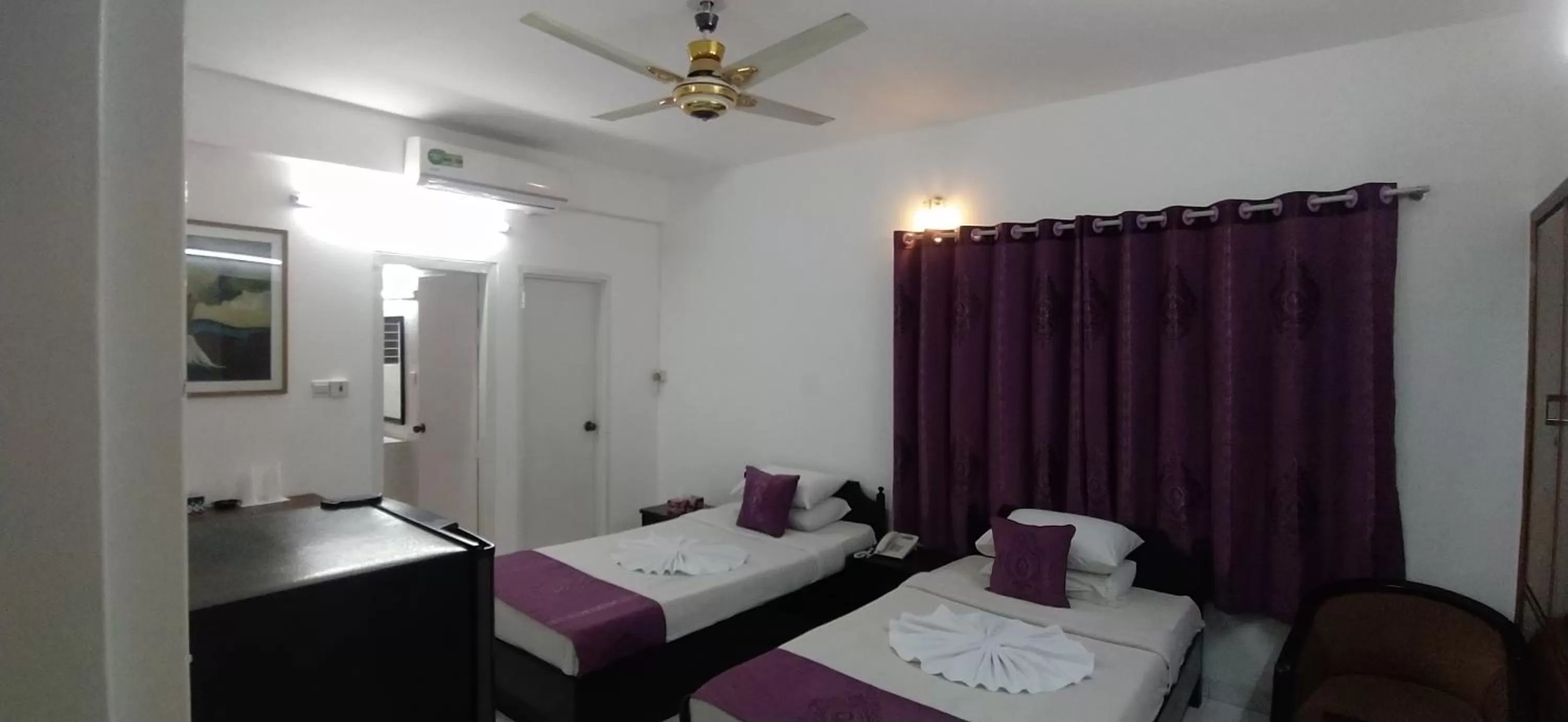 Bed in Center Point Apartment