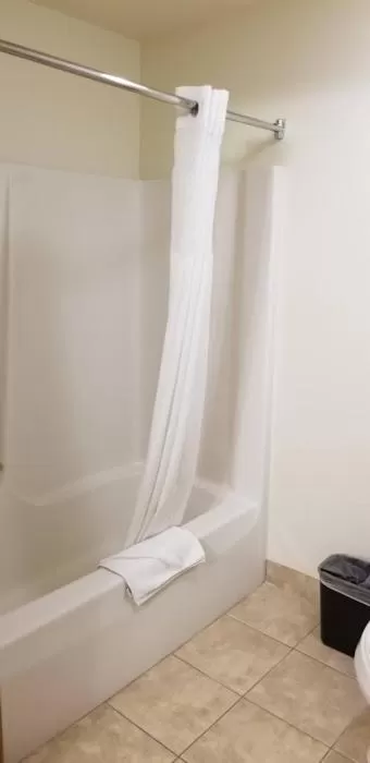 Shower in Baymont by Wyndham Harlan