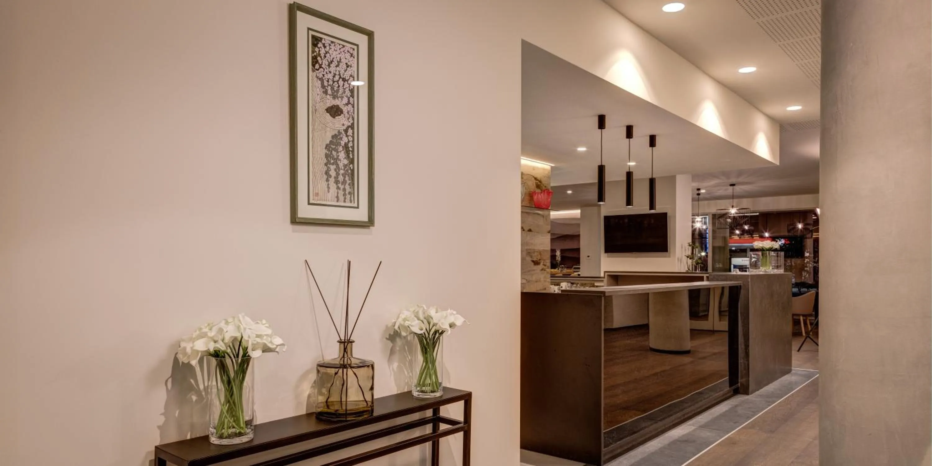 Lobby or reception in Hotel The Cube