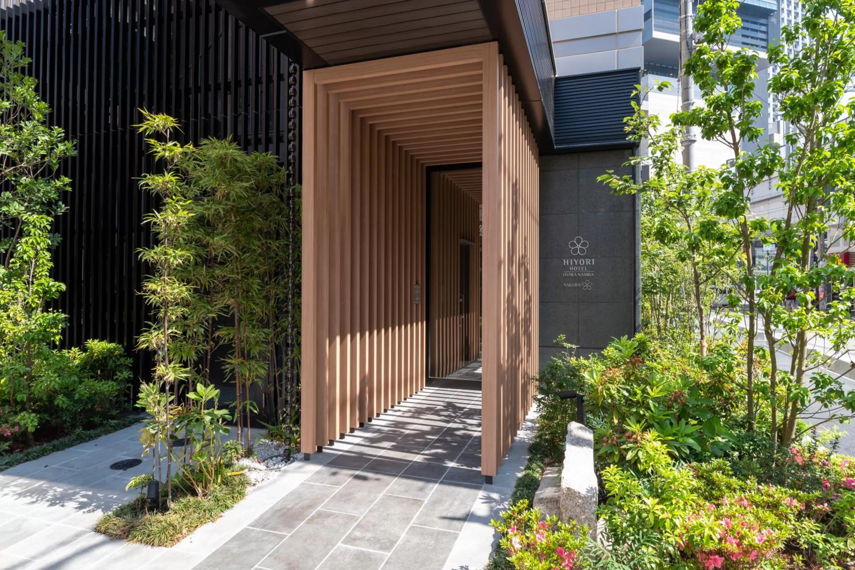 Facade/entrance in Hiyori Hotel Osaka Namba Station