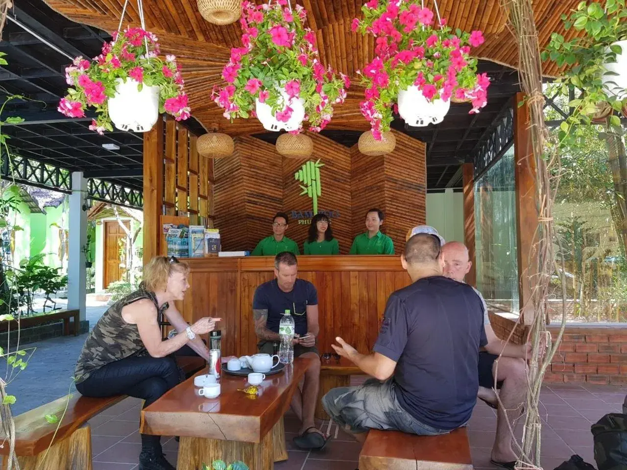 People in Bamboo Resort Phu Quoc