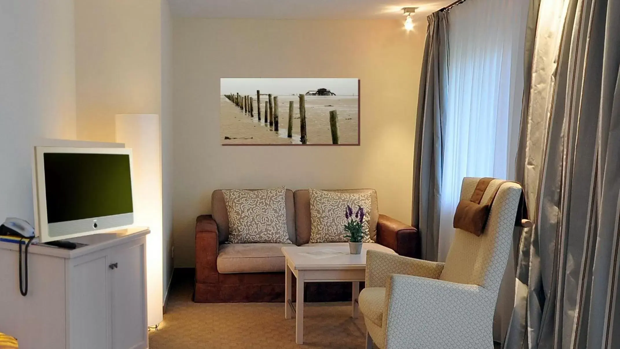 Living room, Seating Area in Hotel am Schlosspark garni