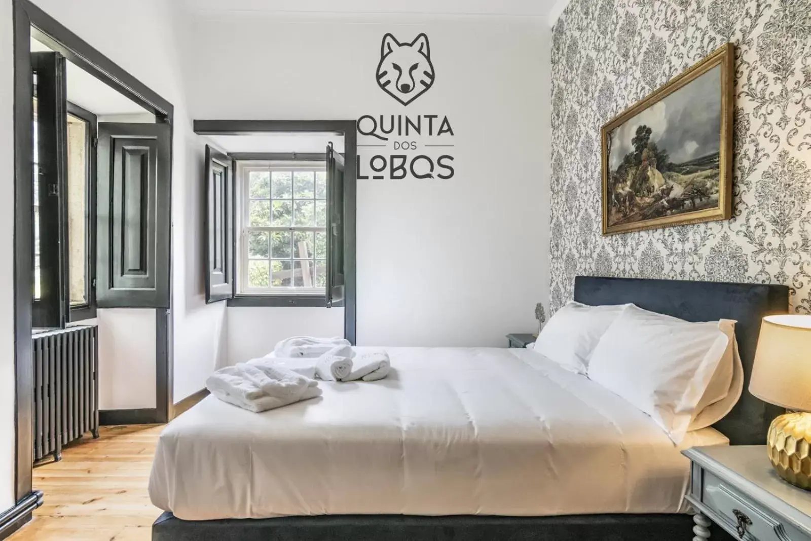 Bedroom, Bed in Quinta dos Lobos Boutique Hotel - Art & Nature Experience