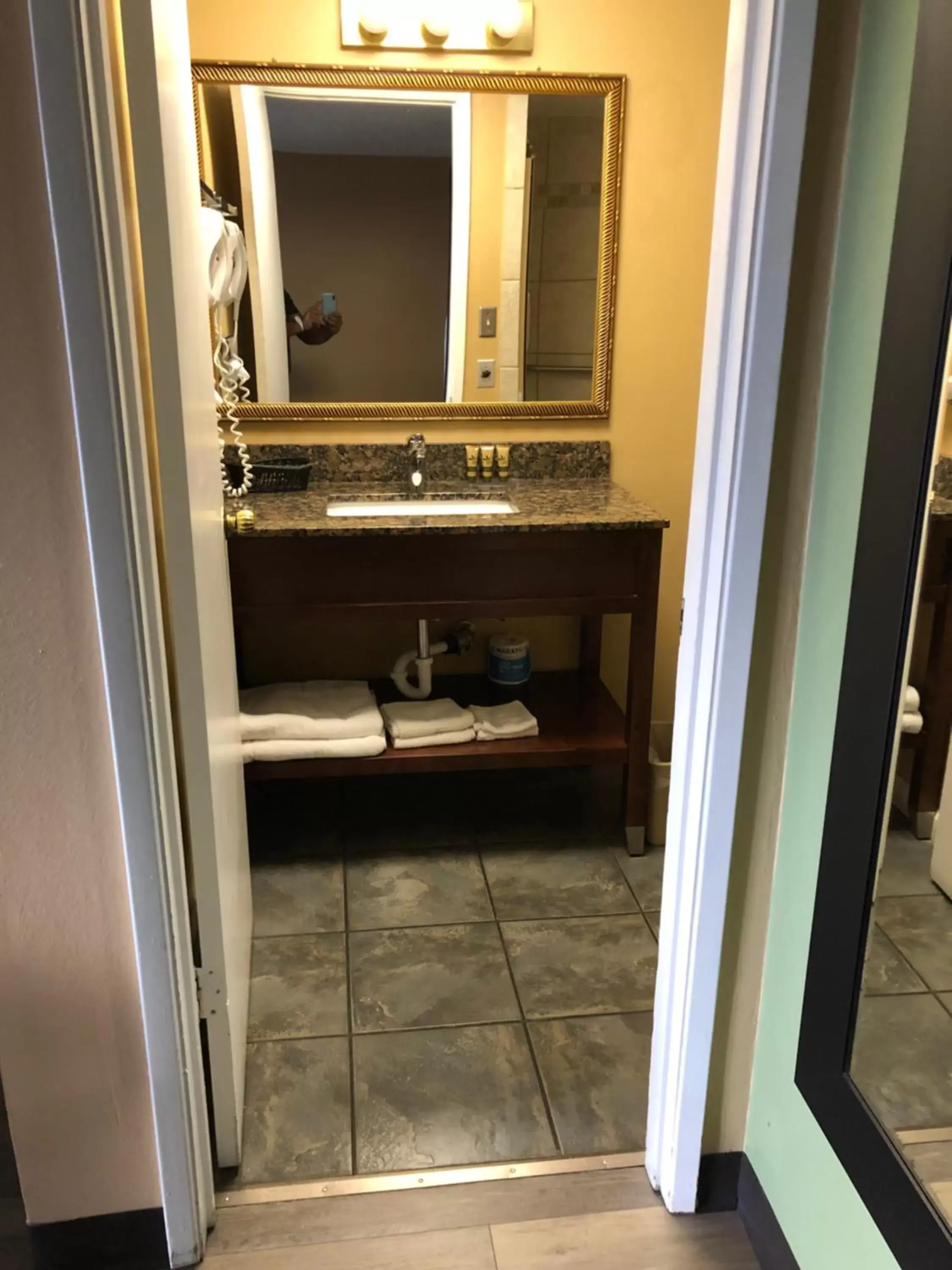 Bathroom in Knights Inn Motel