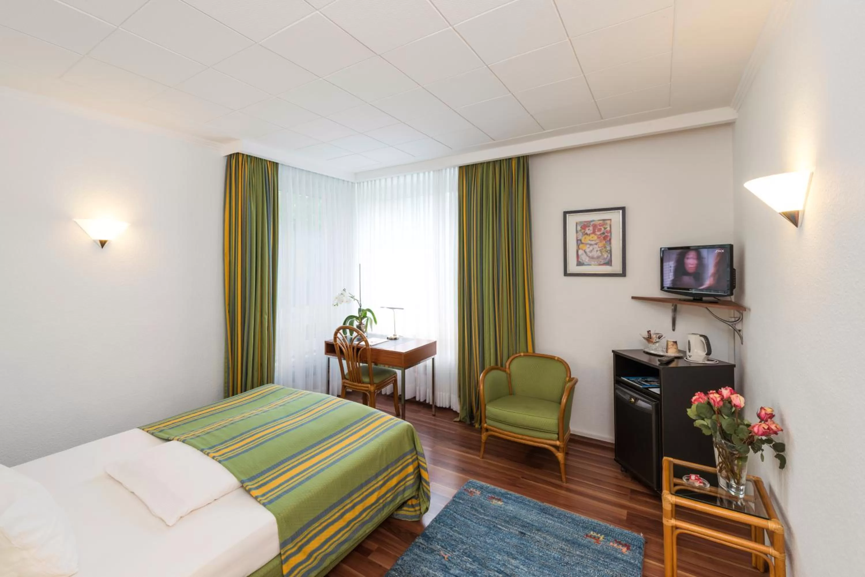 Bed in Parkhotel Atlantic