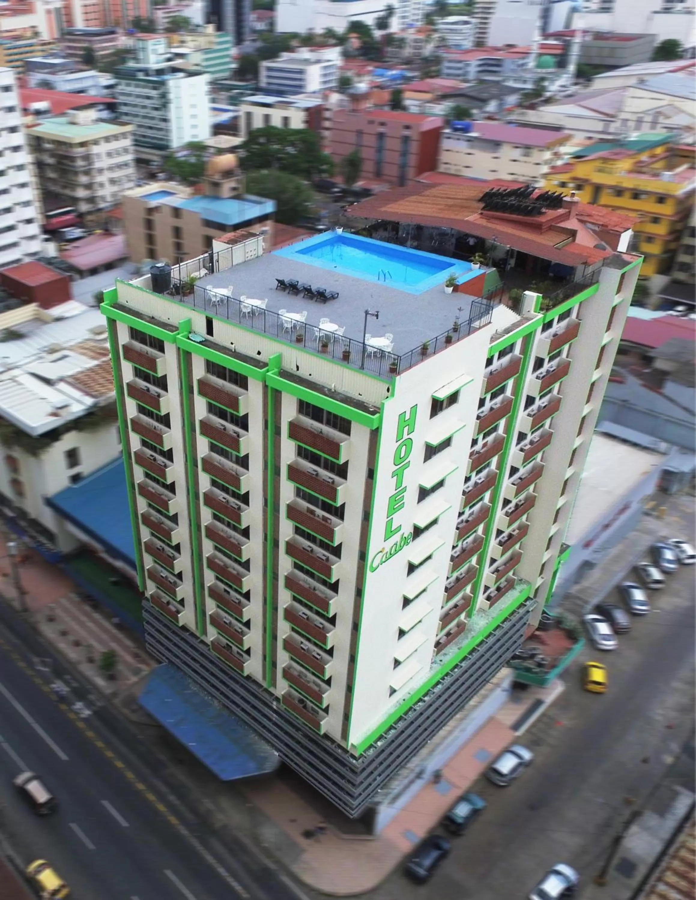 Bird's eye view in Hotel Caribe Panamá
