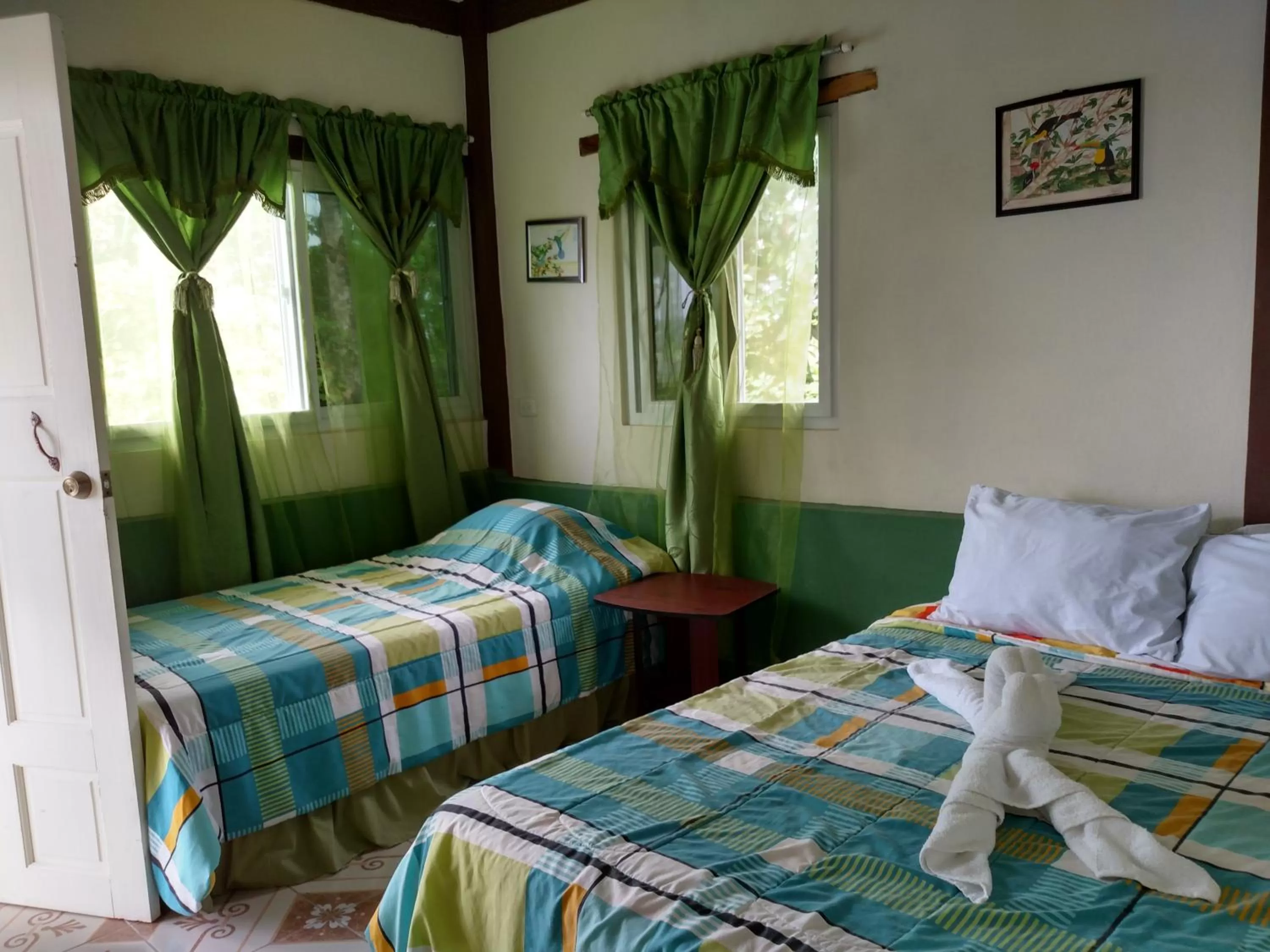 Bed in Zapote Tree Inn