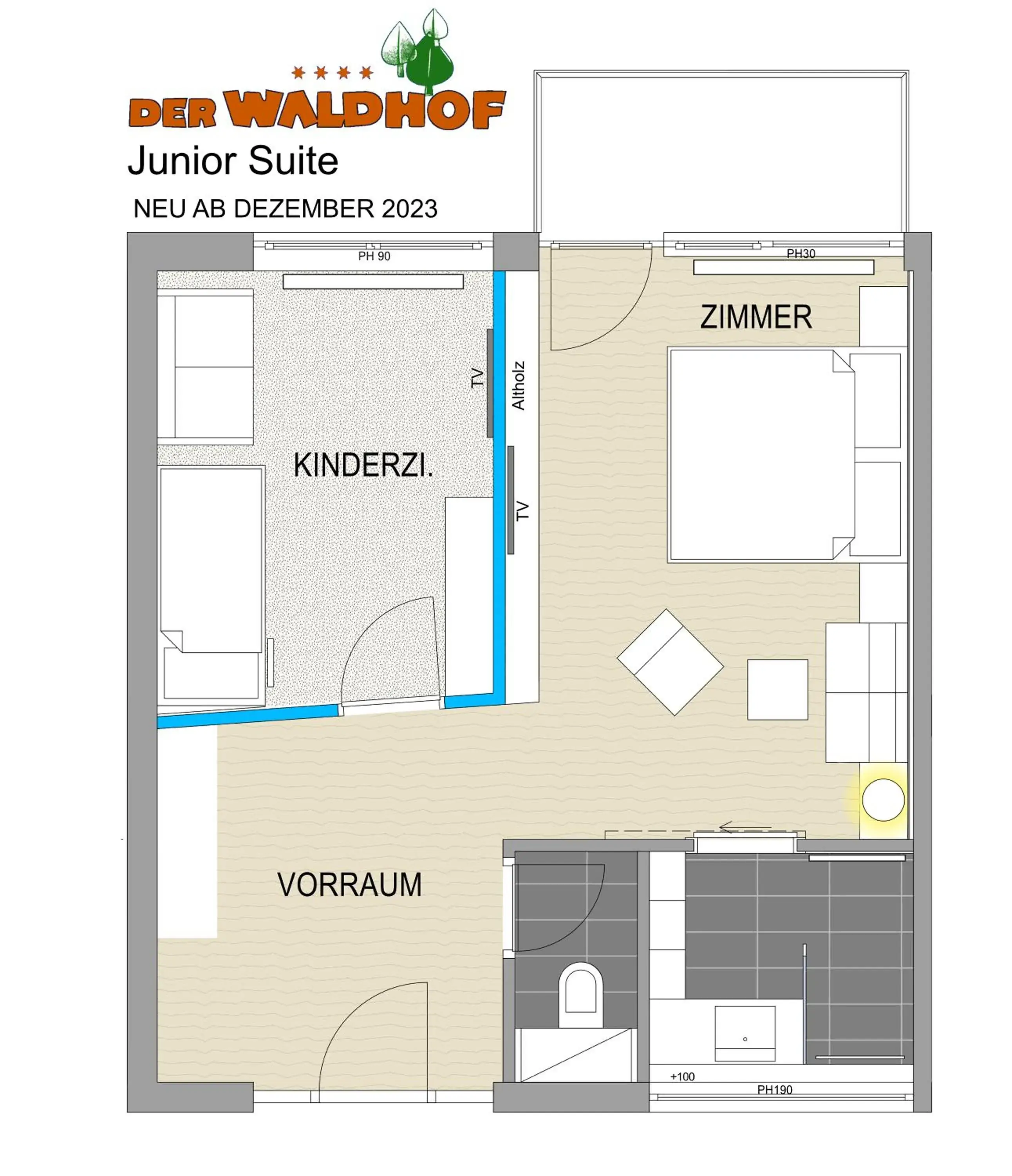 Floor Plan in Hotel Der Waldhof