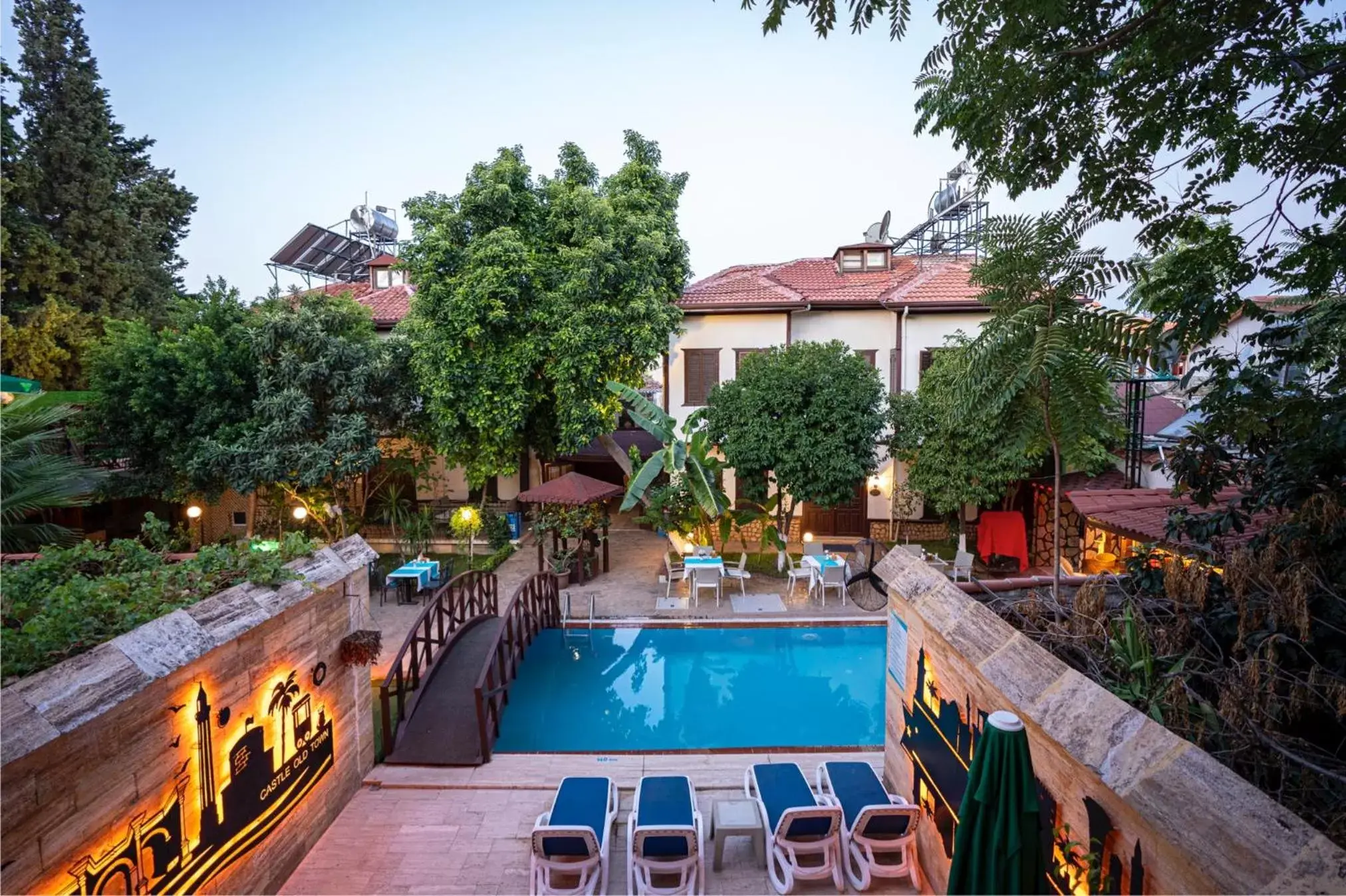 Swimming pool, Pool View in Castle Old Town