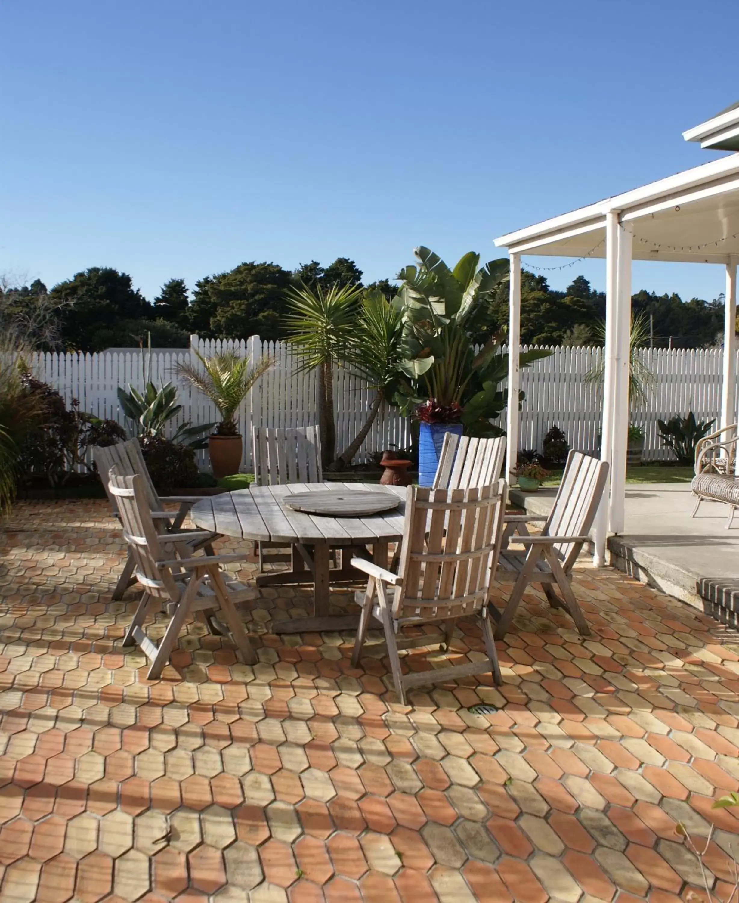 Patio in Warkworth Lodge