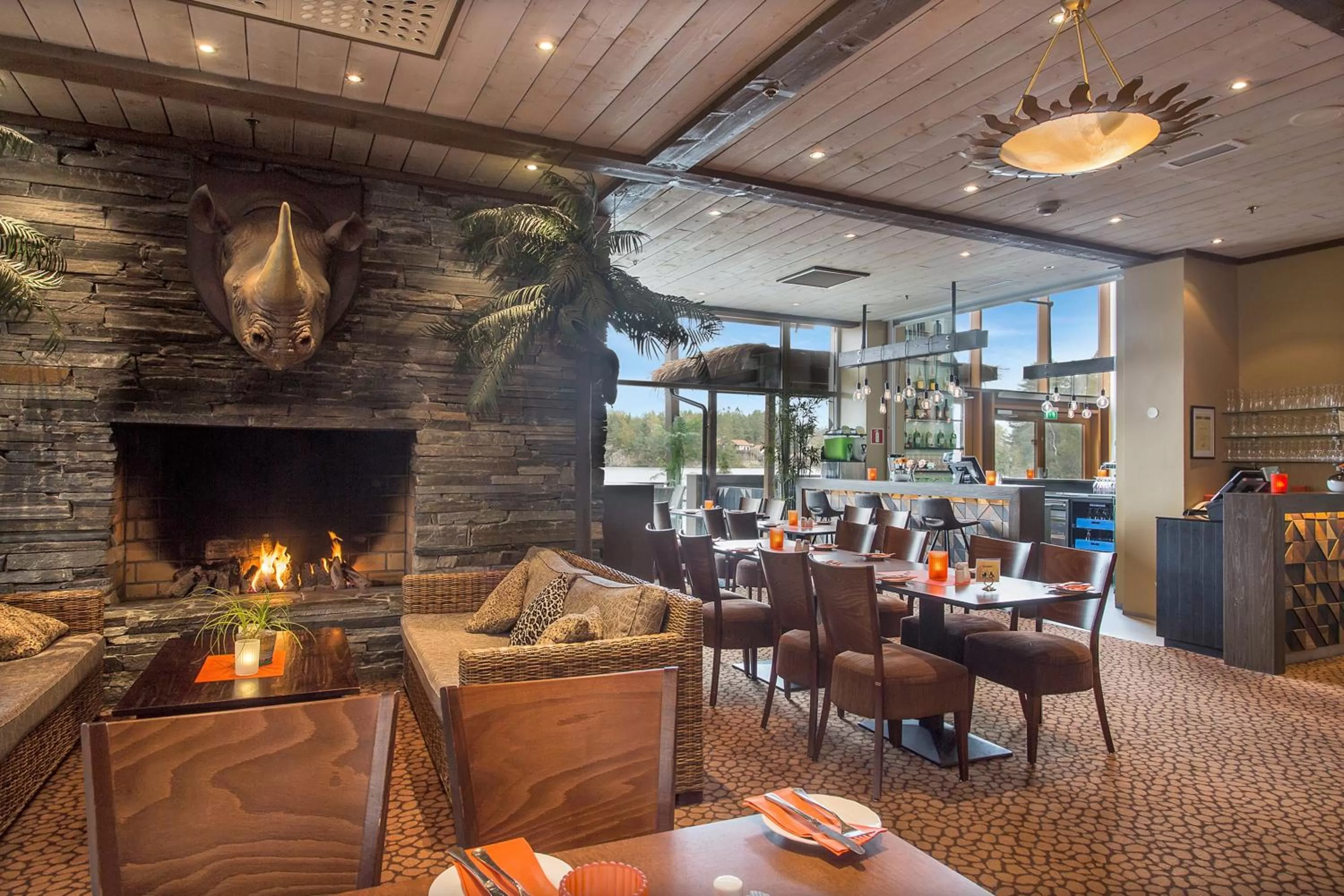 Restaurant/places to eat in Dyreparken Safarihotell