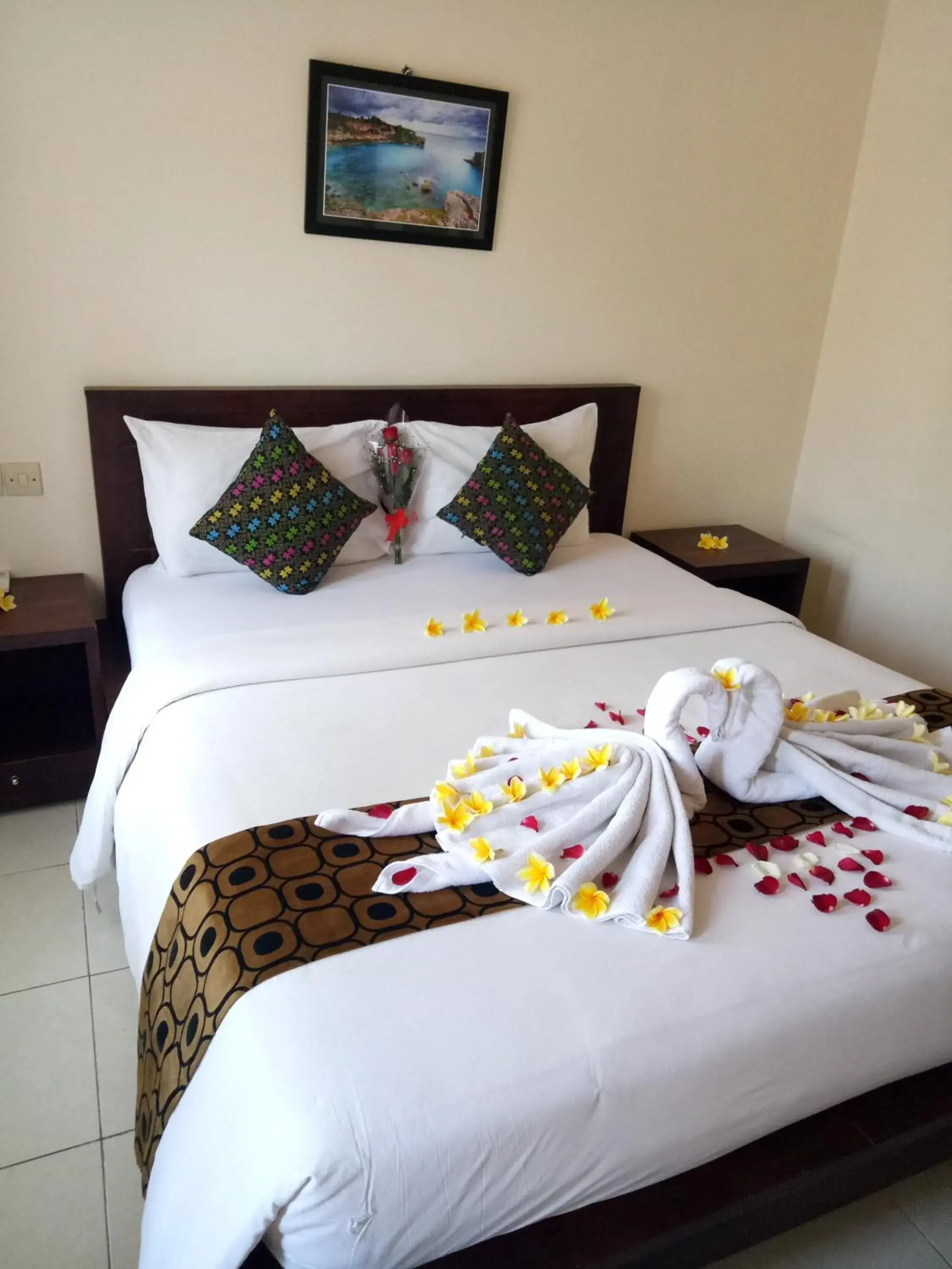 Bed in Surya Inn
