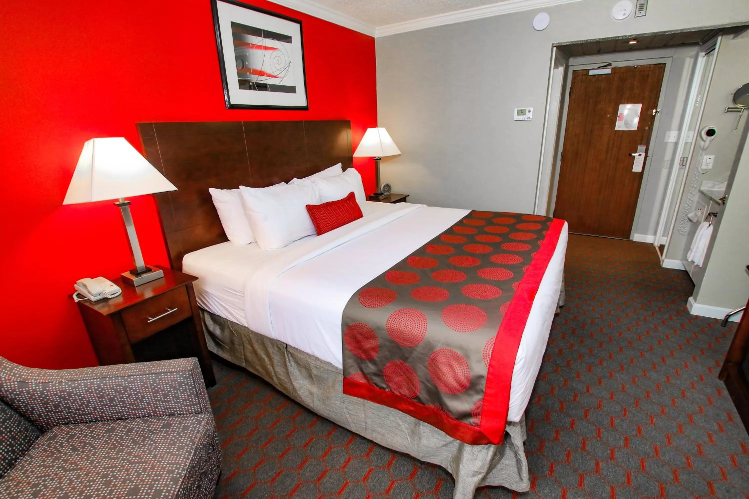 Bed in Ramada Hotel & Conference Center by Wyndham Lewiston