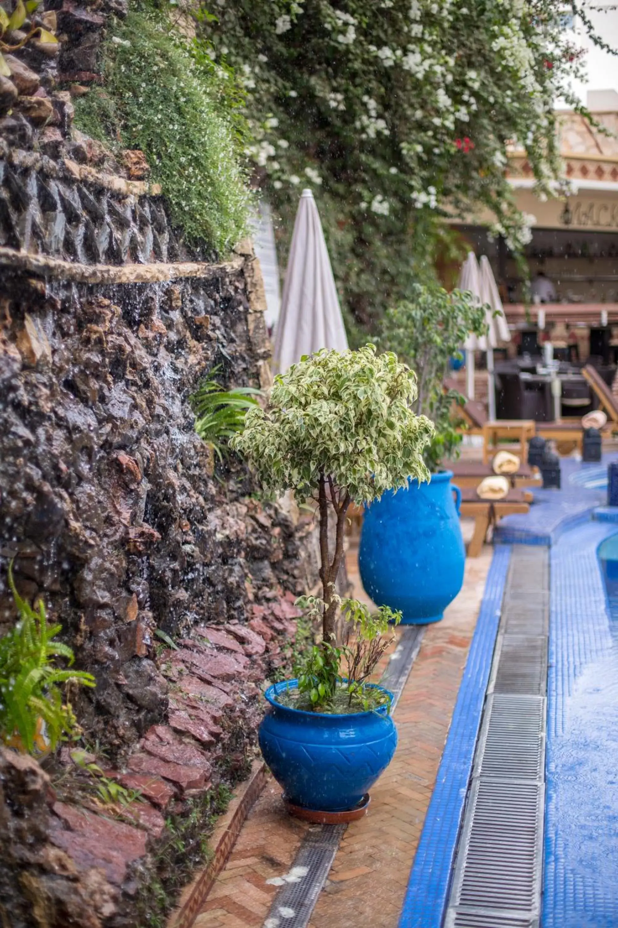 Decorative detail, Swimming Pool in Atlantic Hotel Agadir