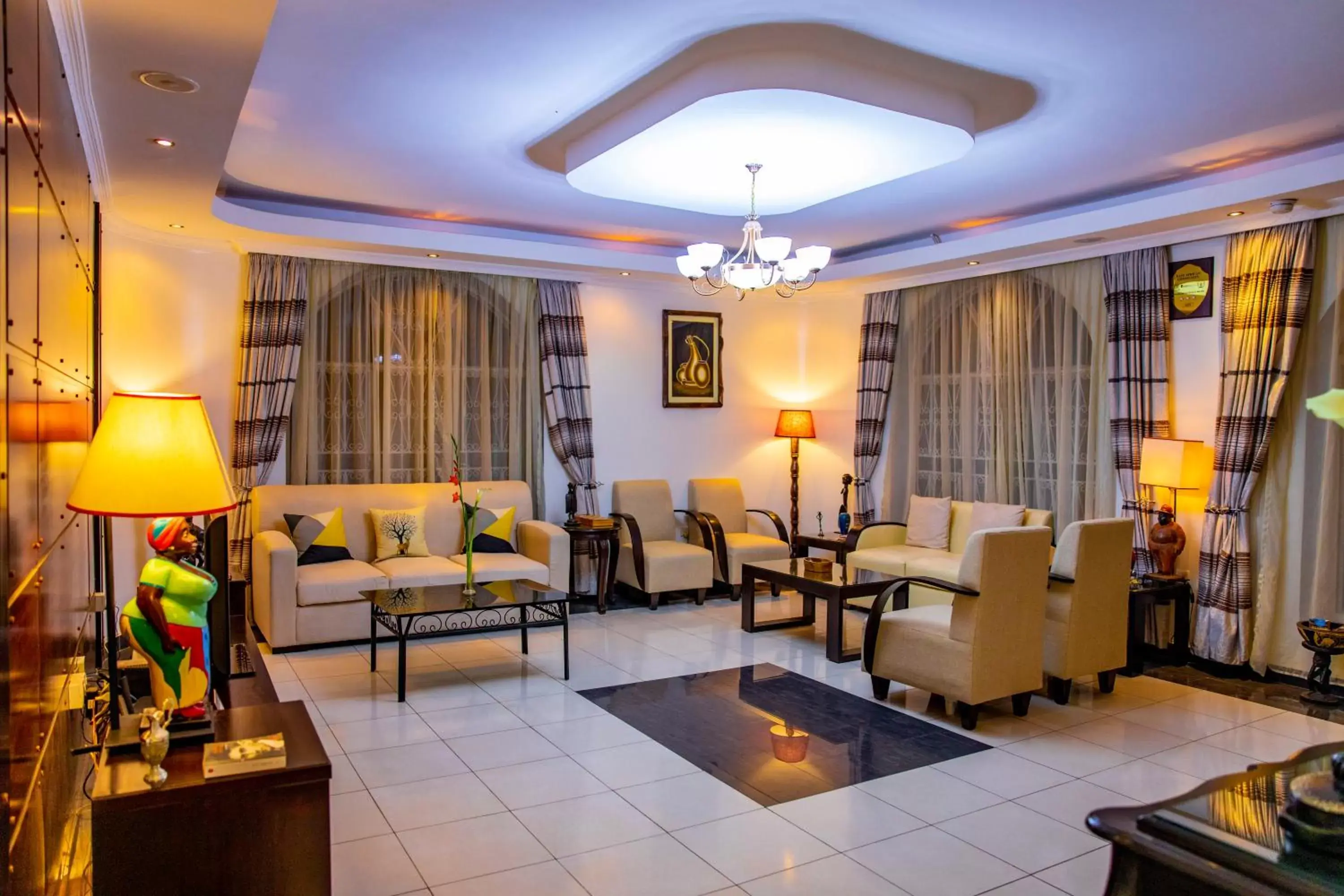 Lobby or reception in Villa Asimba Lobby or reception in Villa Asimba