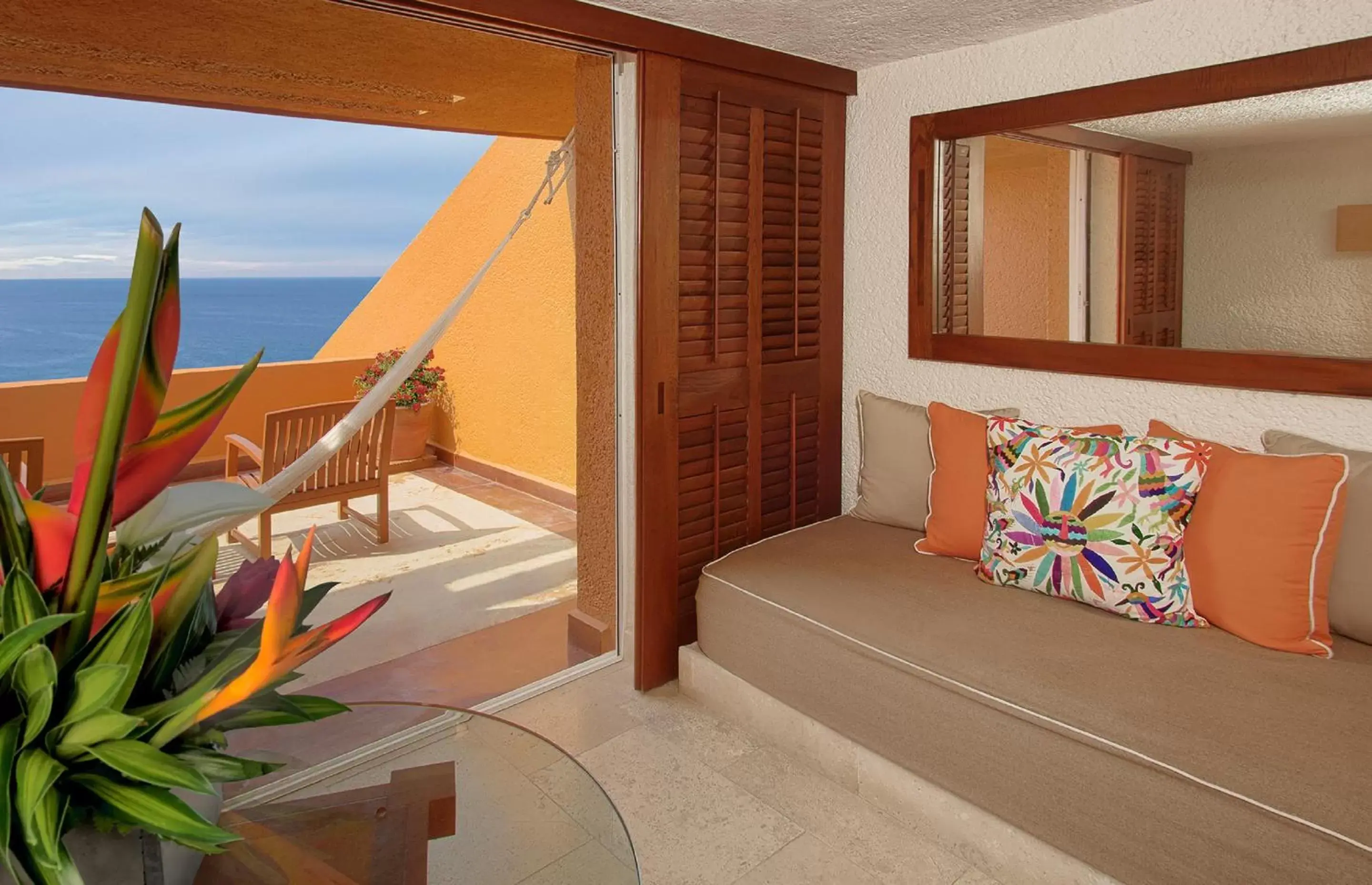 Bedroom, Balcony/Terrace in Las Brisas Ixtapa
