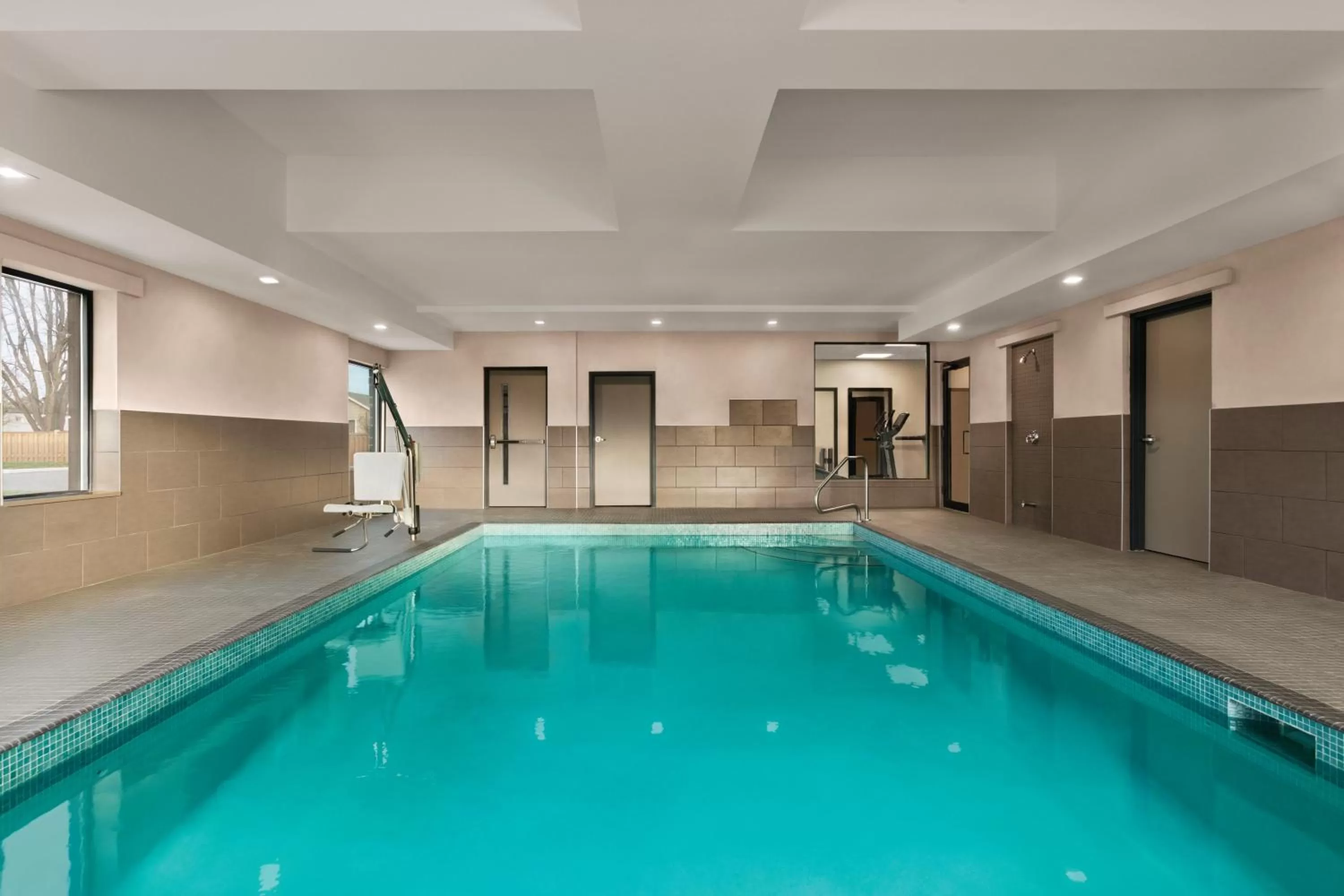 Pool view in Country Inn & Suites by Radisson, Belleville, ON