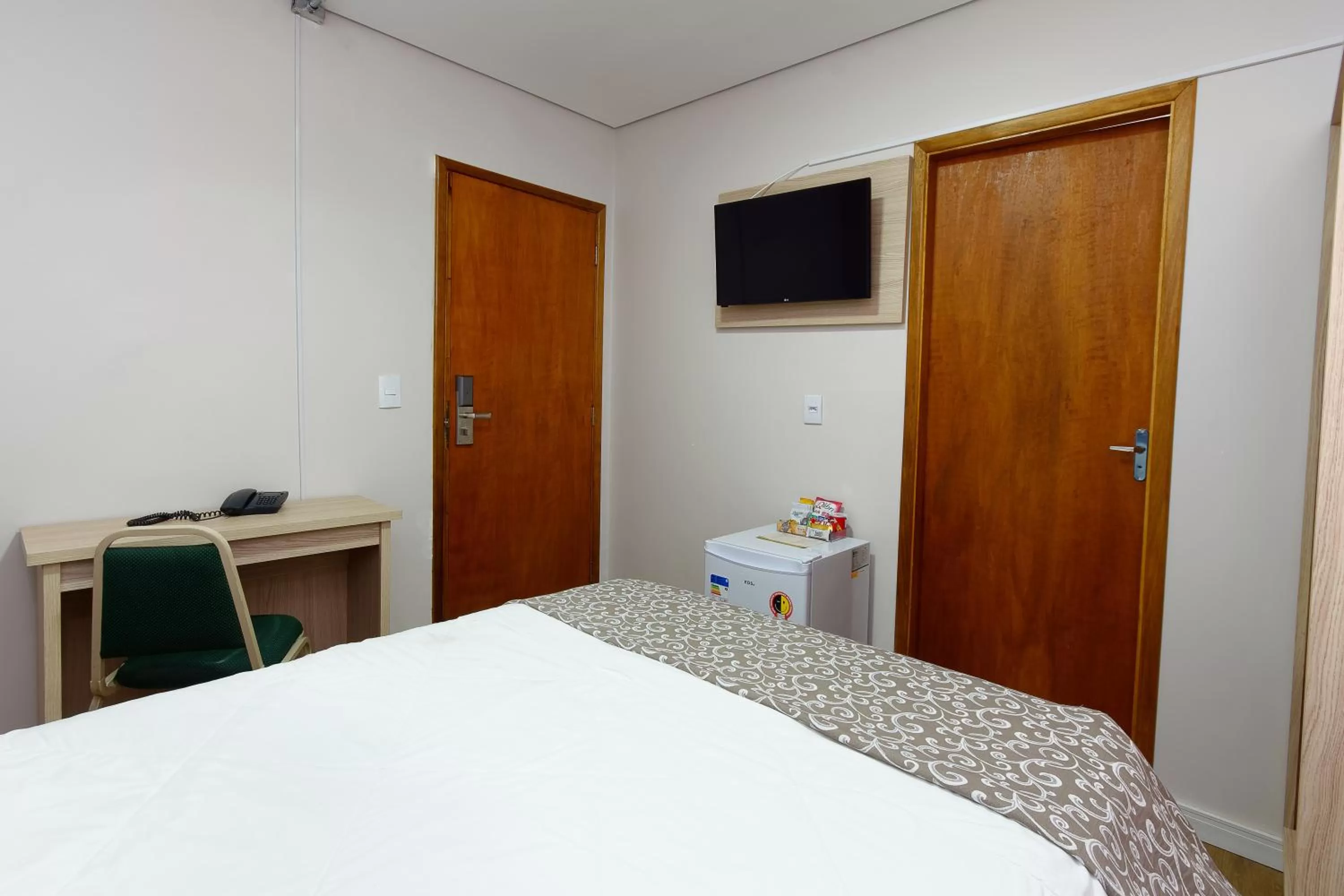 Bed in Fênix Hotel Bom Retiro