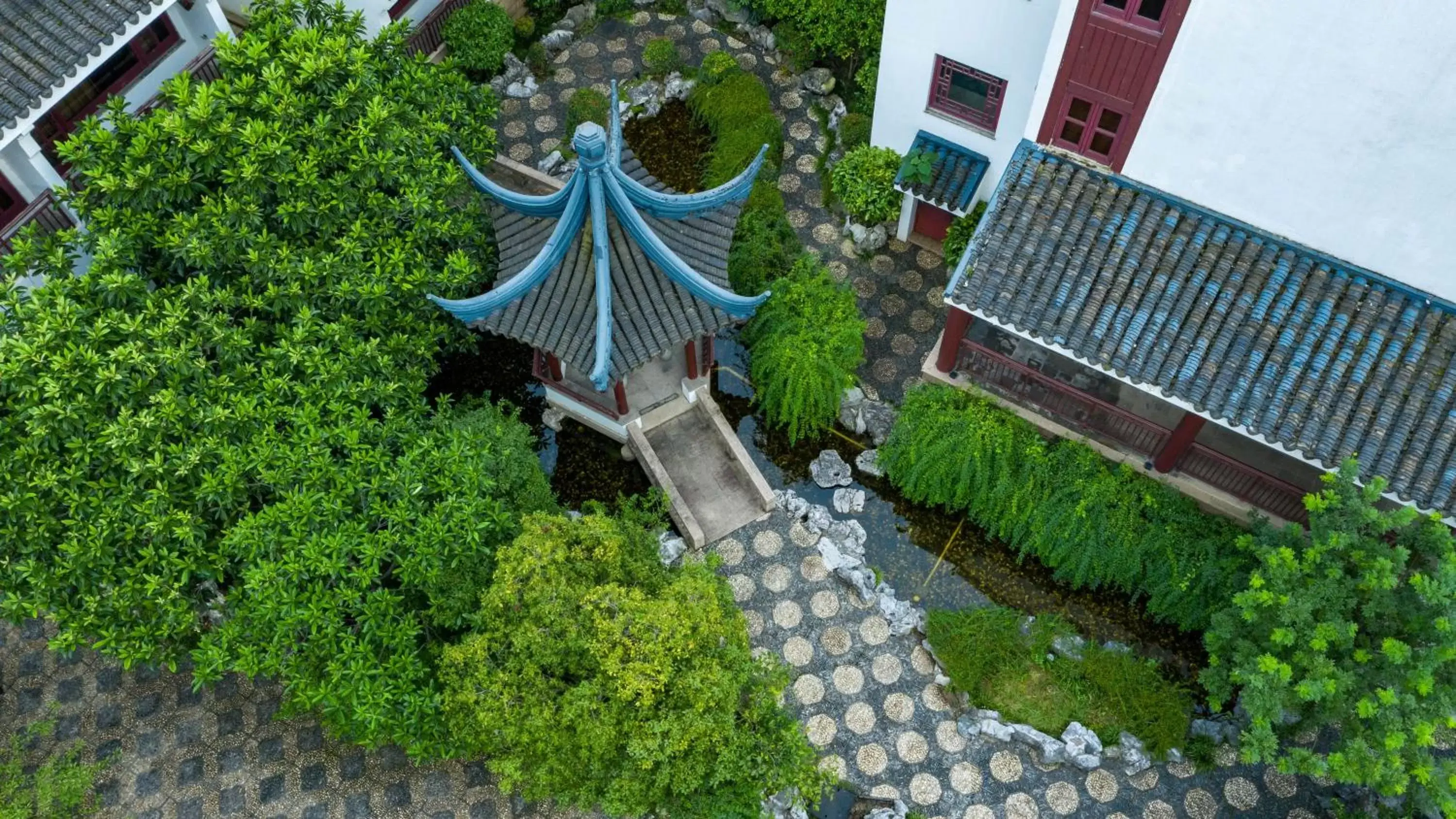 Bird's eye view, Bird's-eye View in Pan Pacific Suzhou