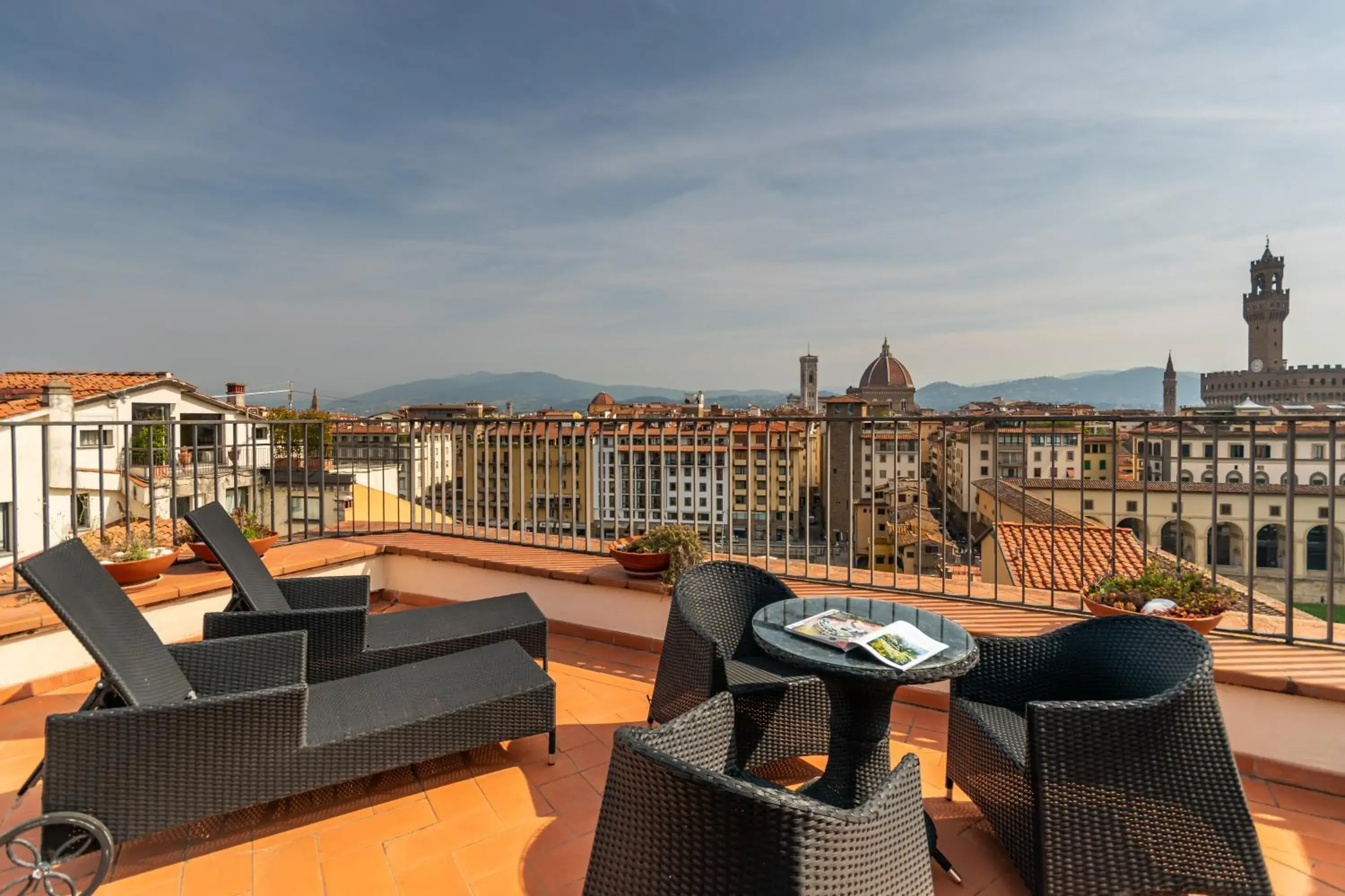 Balcony/Terrace in B&B Hotel Firenze Pitti Palace al Ponte Vecchio