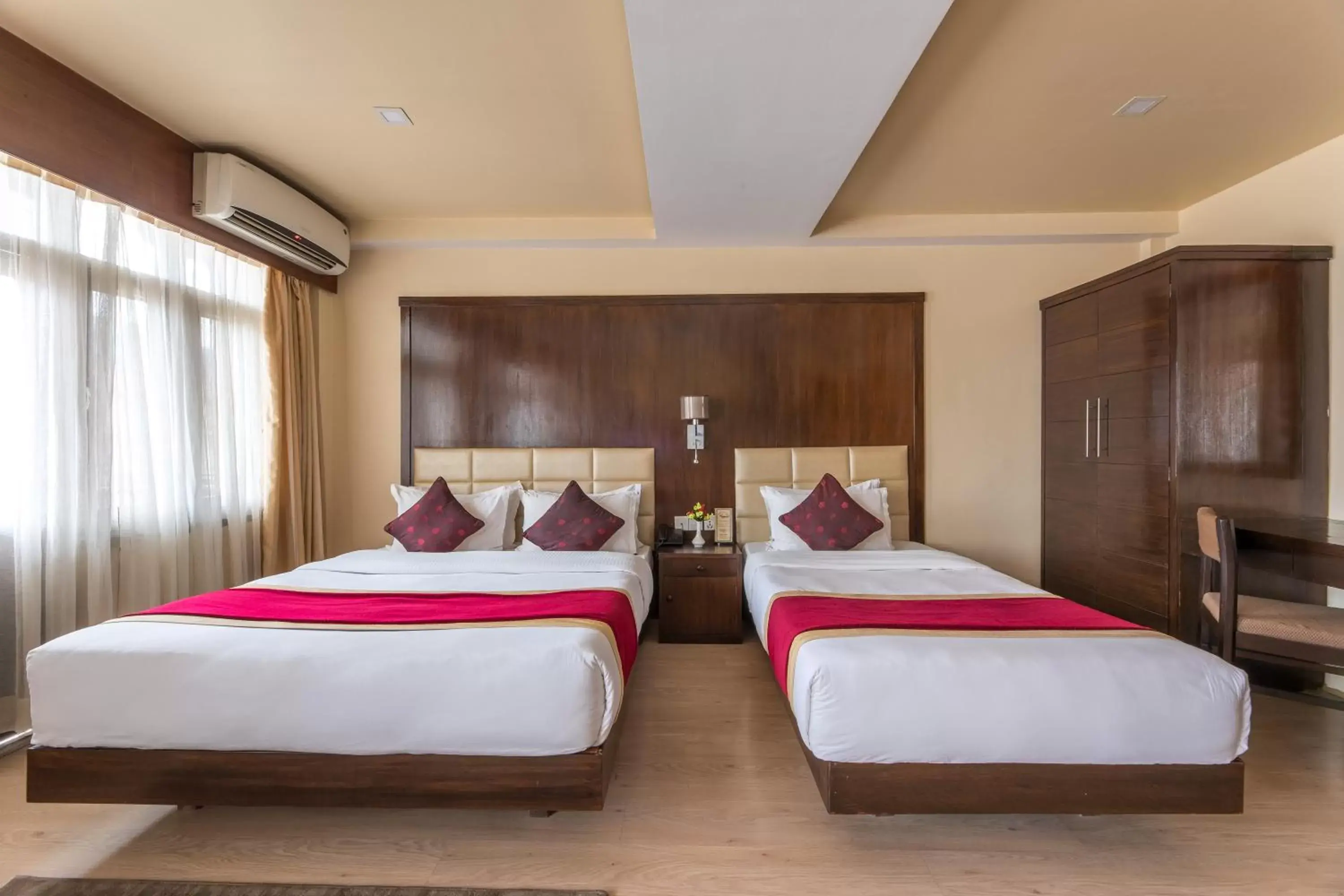 Bed in Hotel Thamel