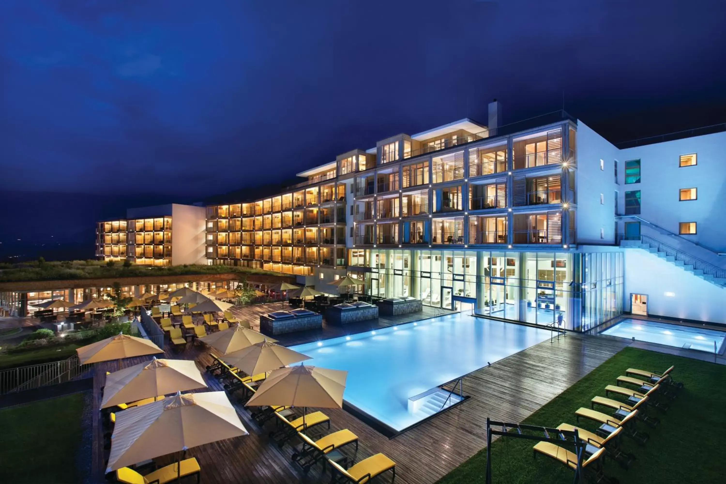 Facade/entrance in Kempinski Hotel Das Tirol