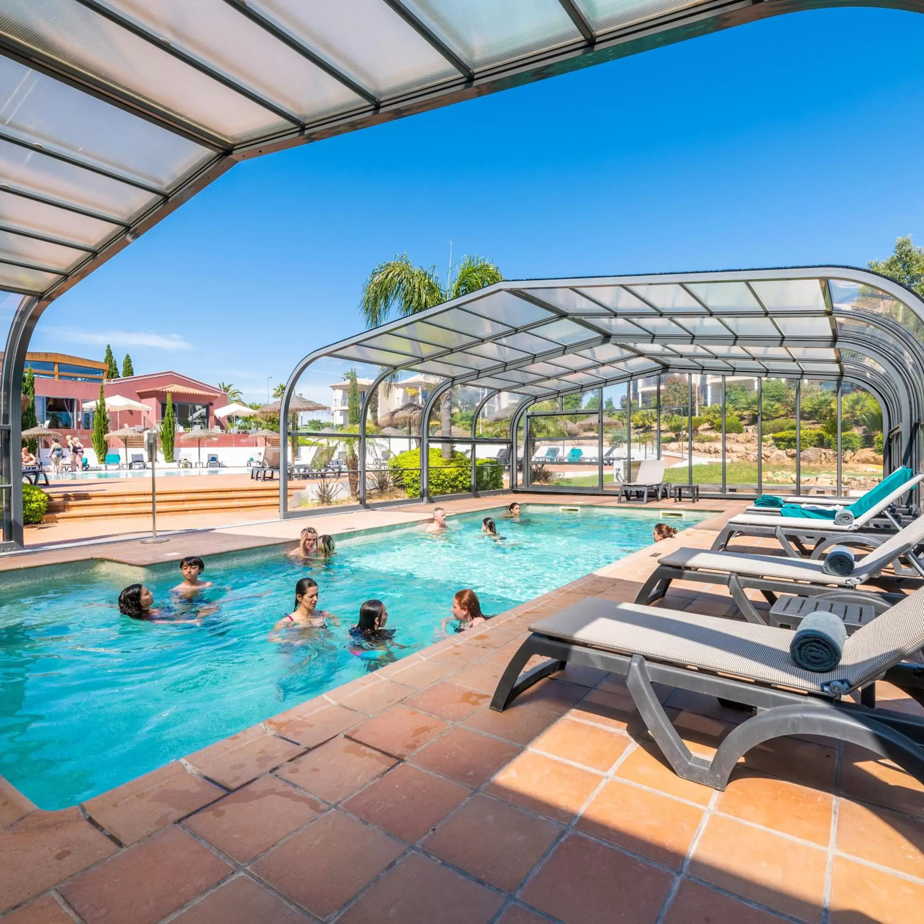 People, Swimming Pool in Vale da Lapa Village Resort