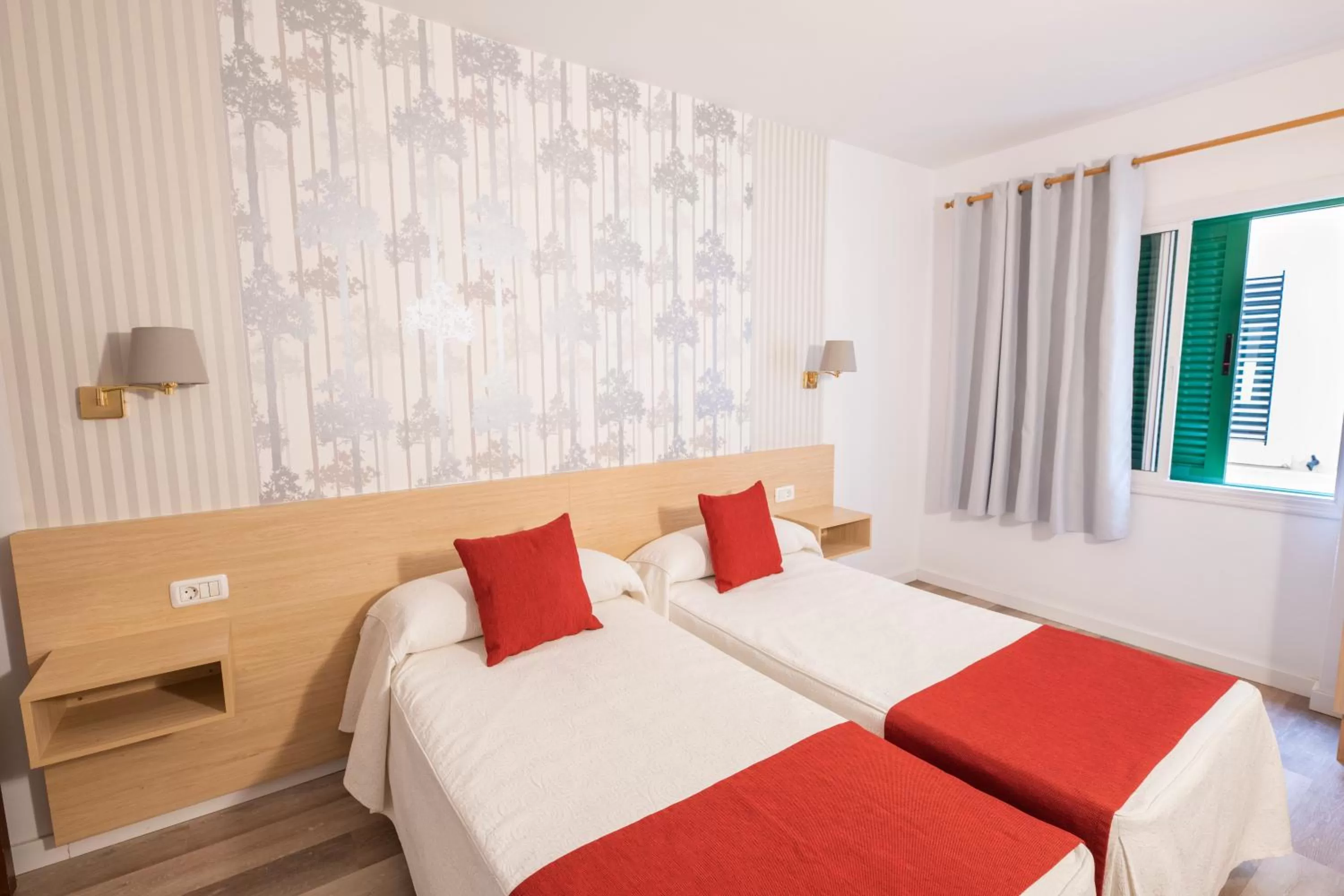 Bed in Hotel Apartamentos Villa Gomera