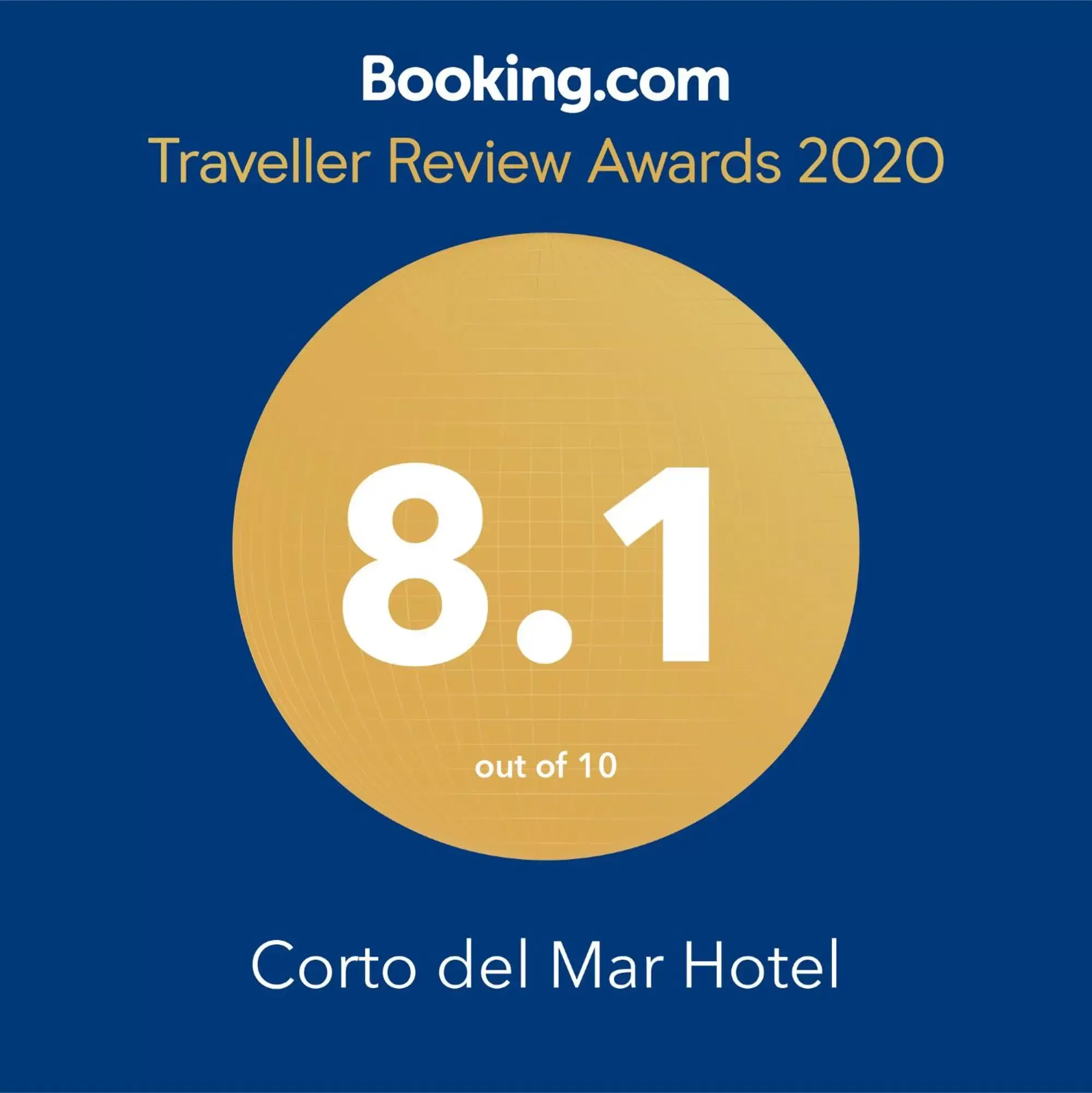 Certificate/Award in Corto del Mar Hotel