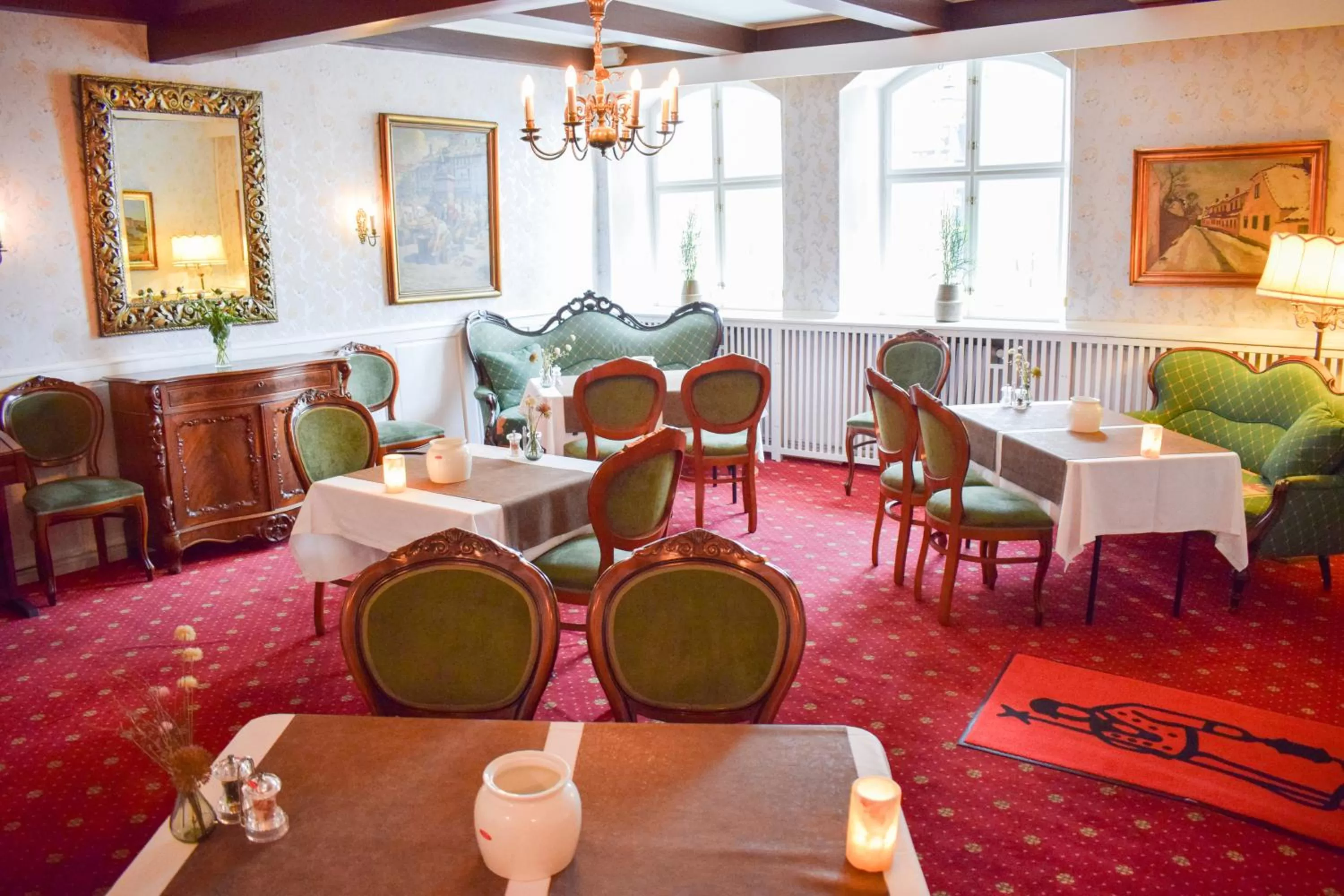 Seating area in Hotel Dagmar